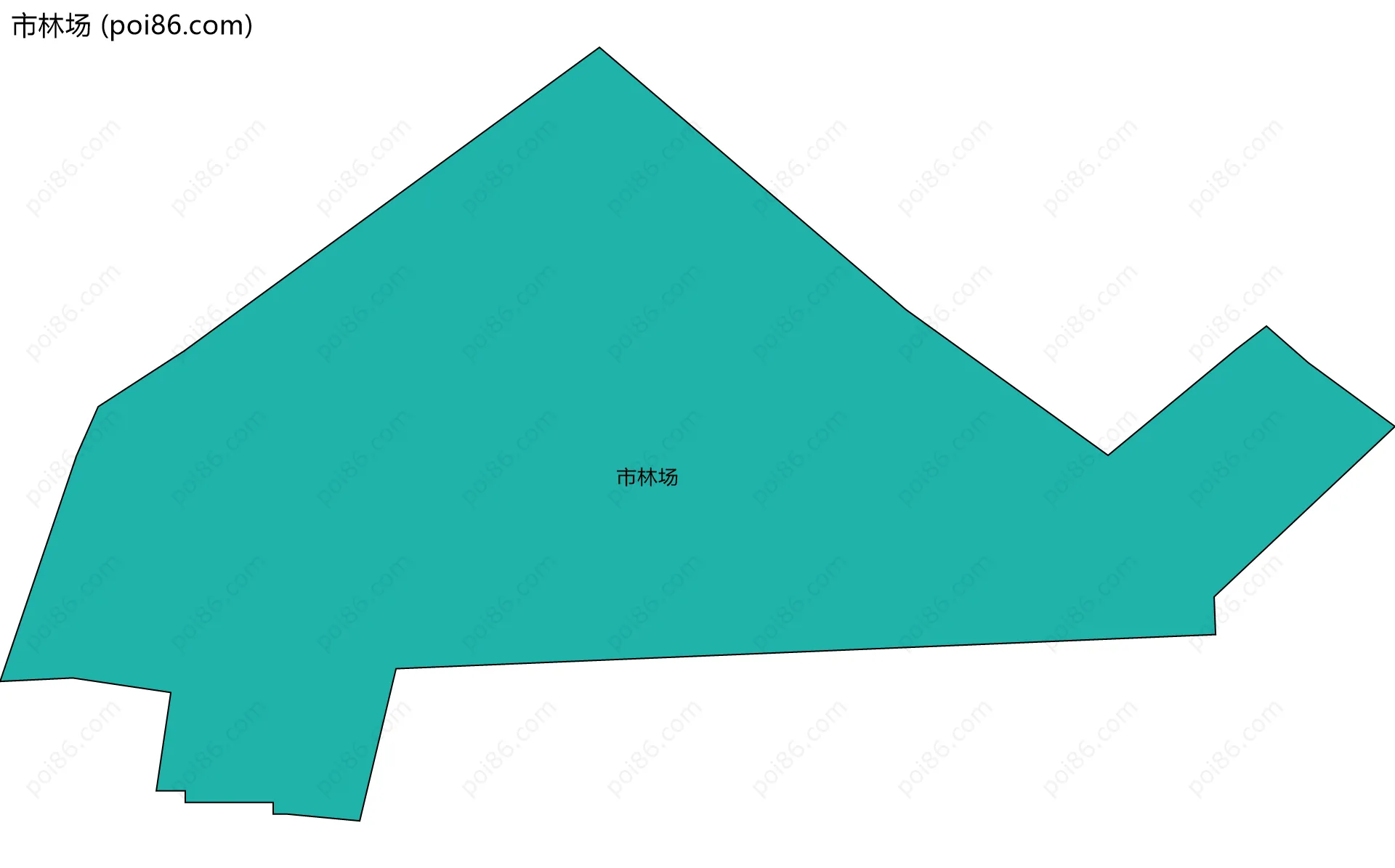 市林场边界地图