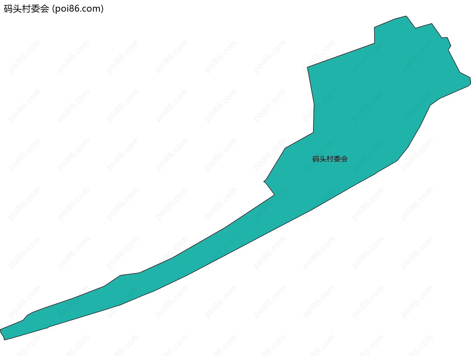 码头村委会边界地图