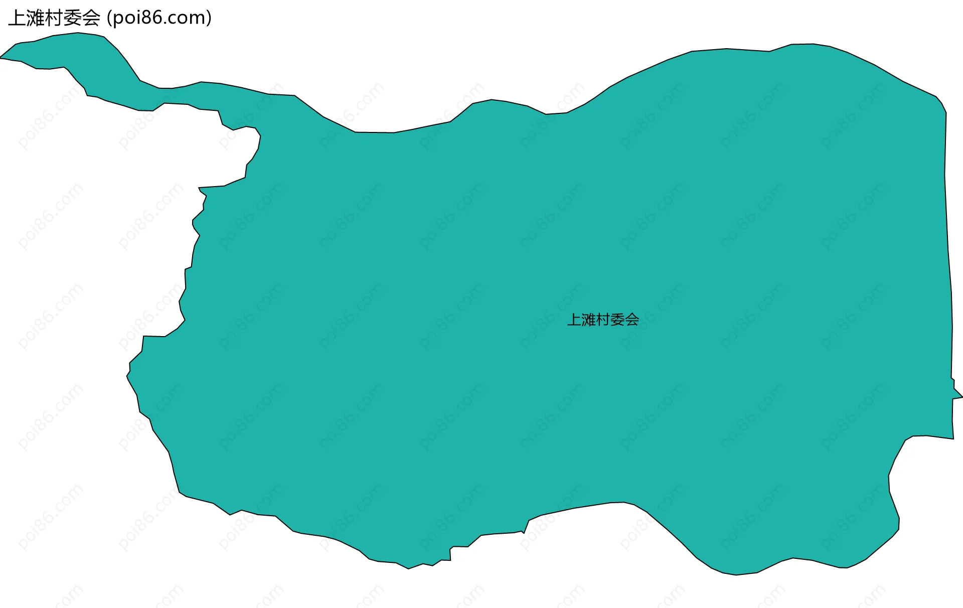 上滩村委会边界地图