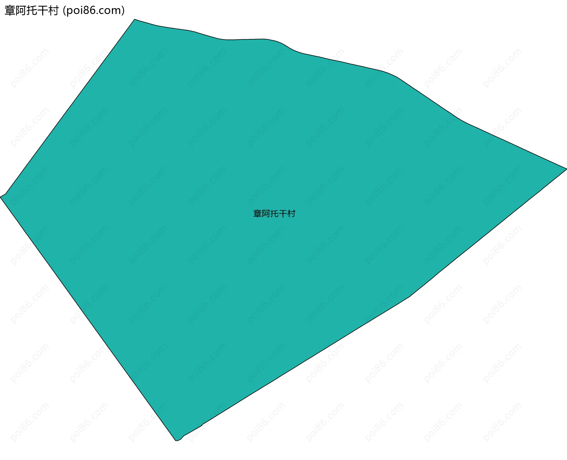 章阿托干村边界地图