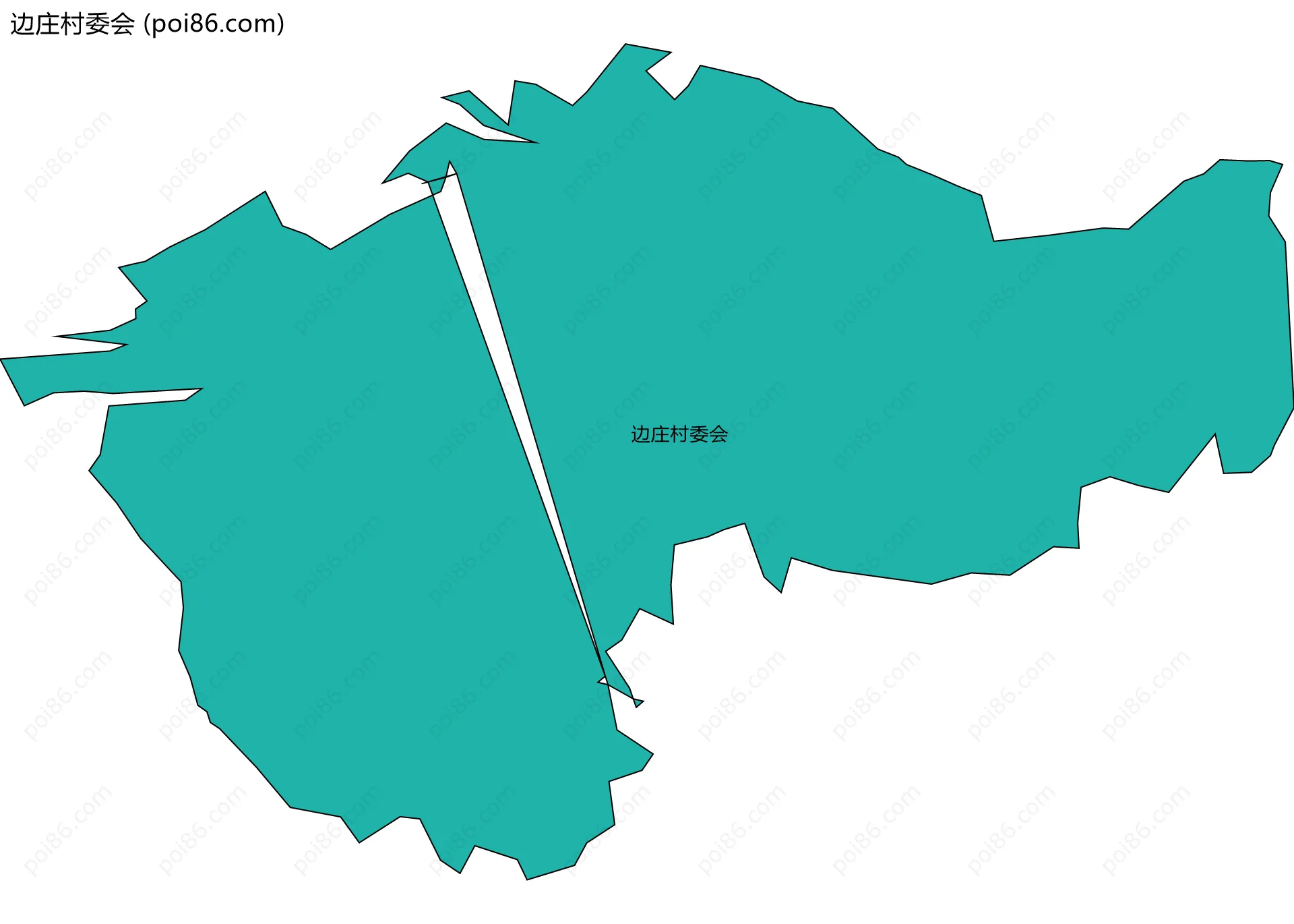 边庄村委会边界地图