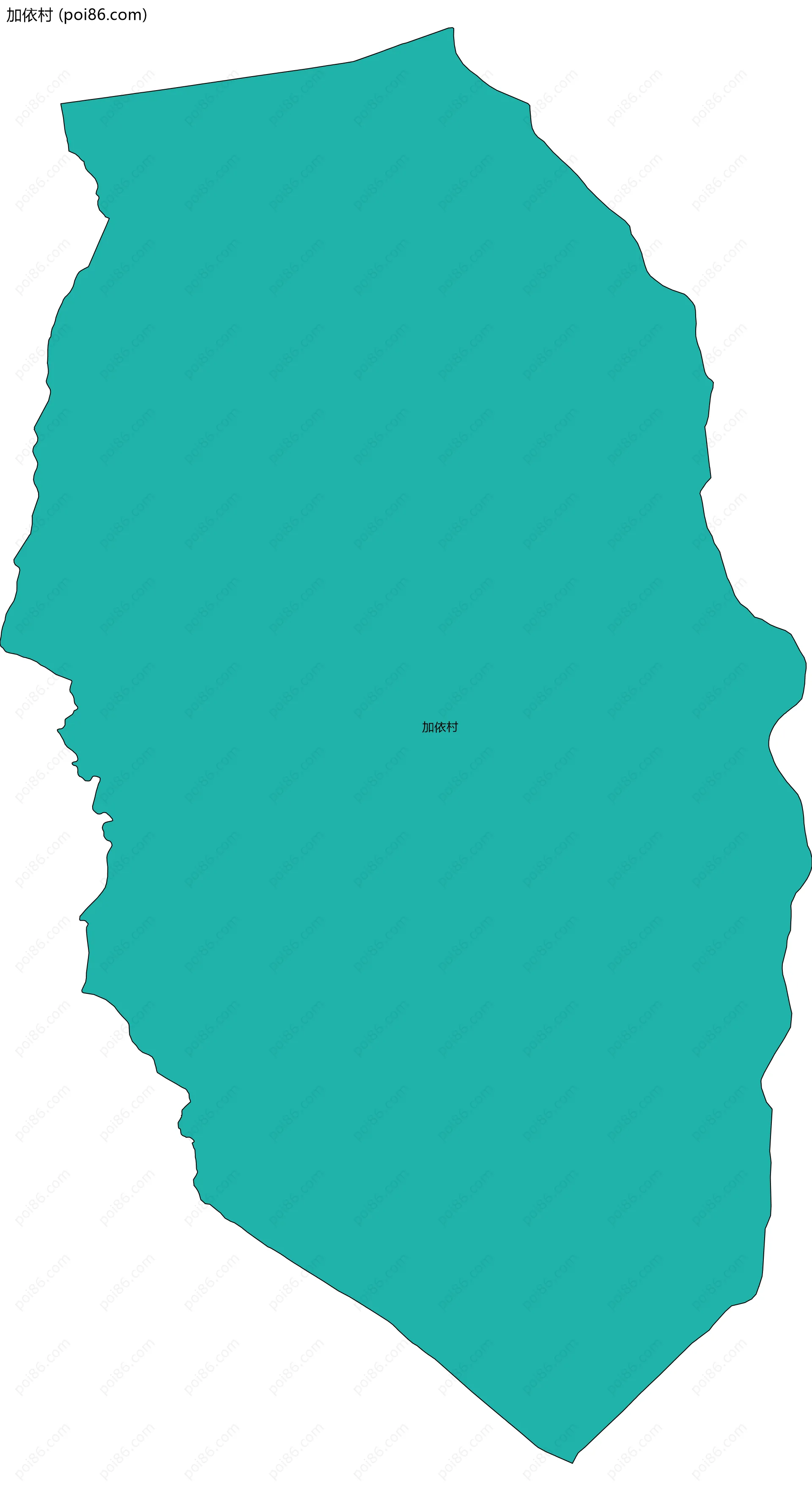 加依村边界地图