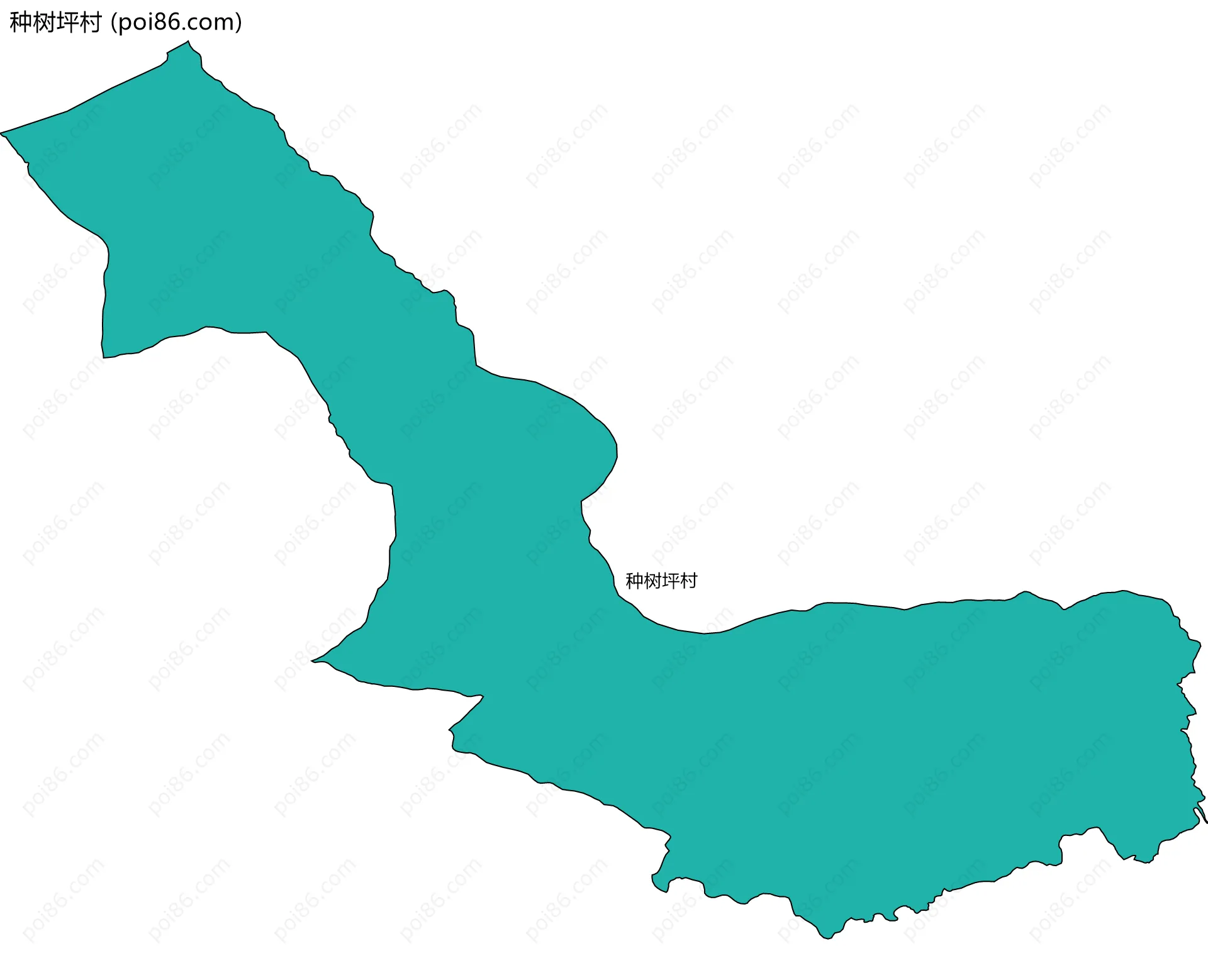 种树坪村边界地图