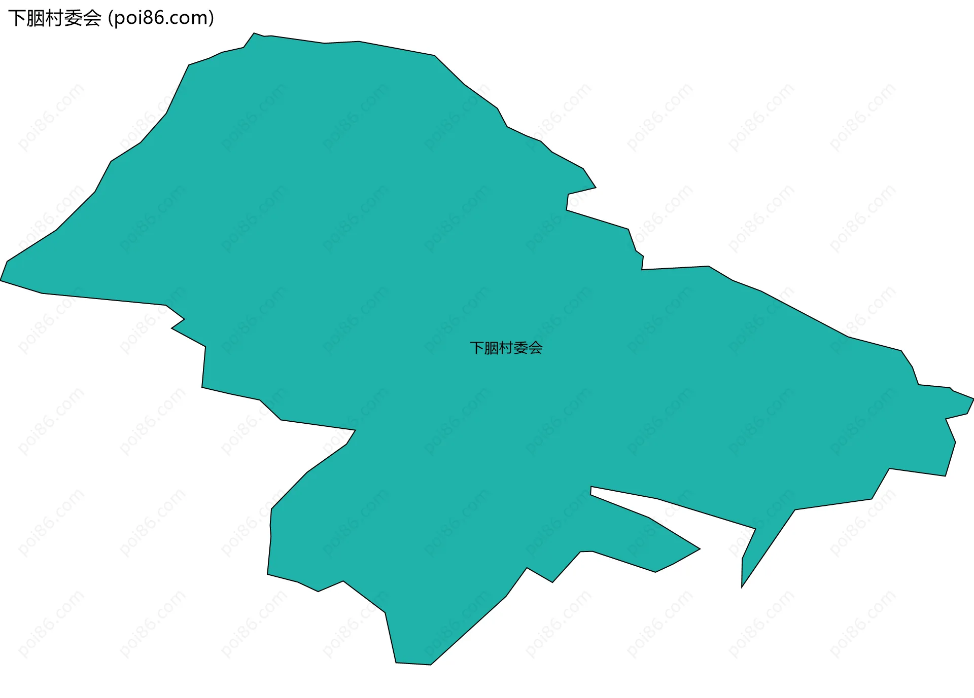 下胭村委会边界地图