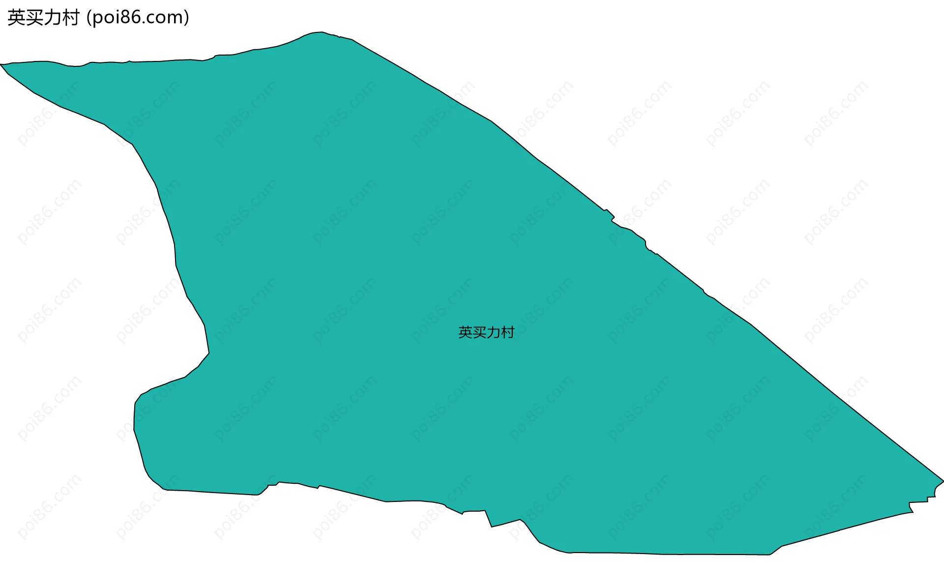 英买力村边界地图