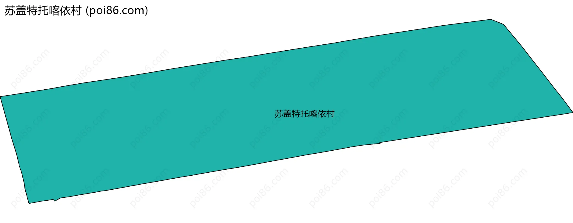 苏盖特托喀依村边界地图
