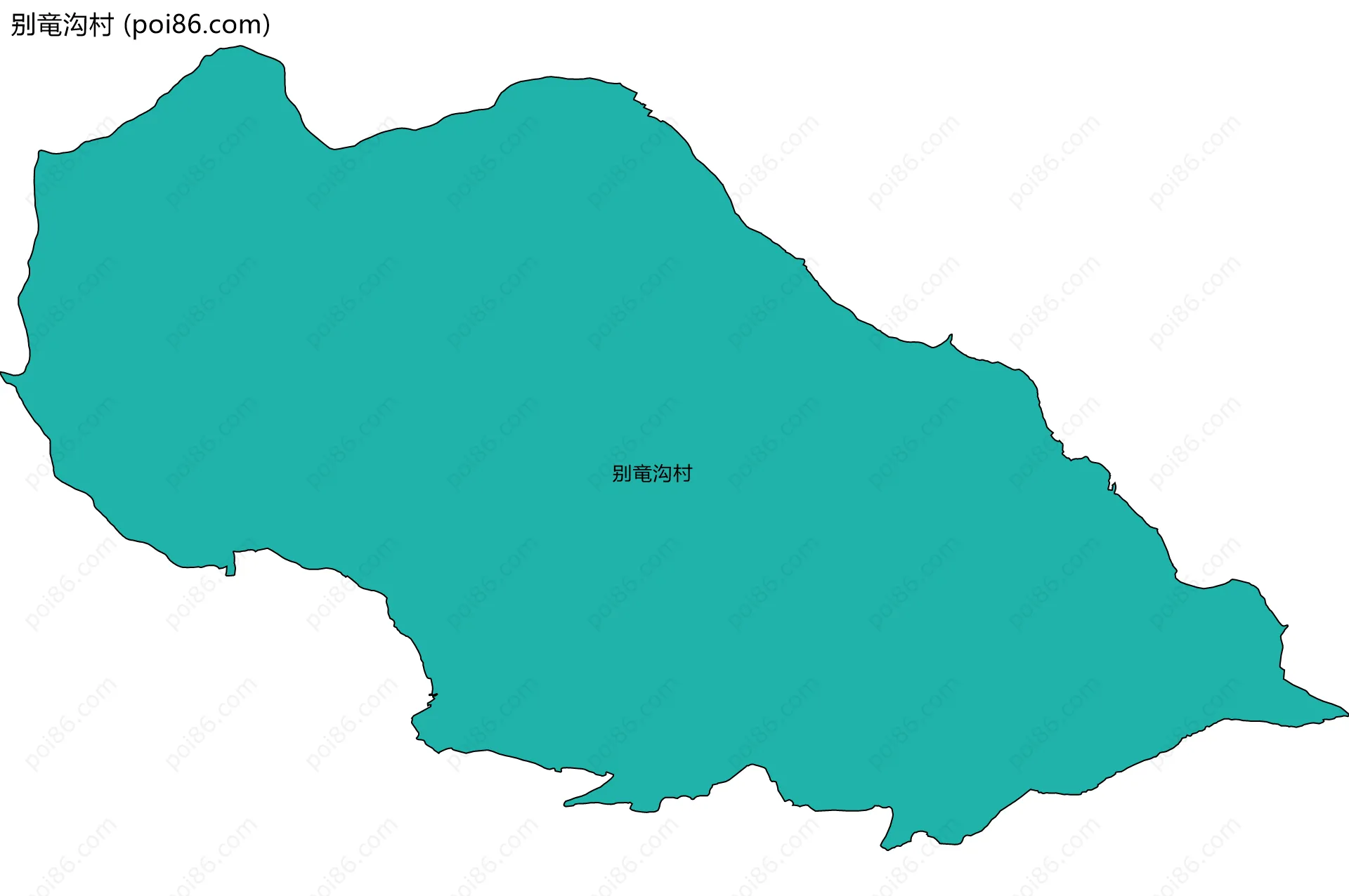 别竜沟村边界地图