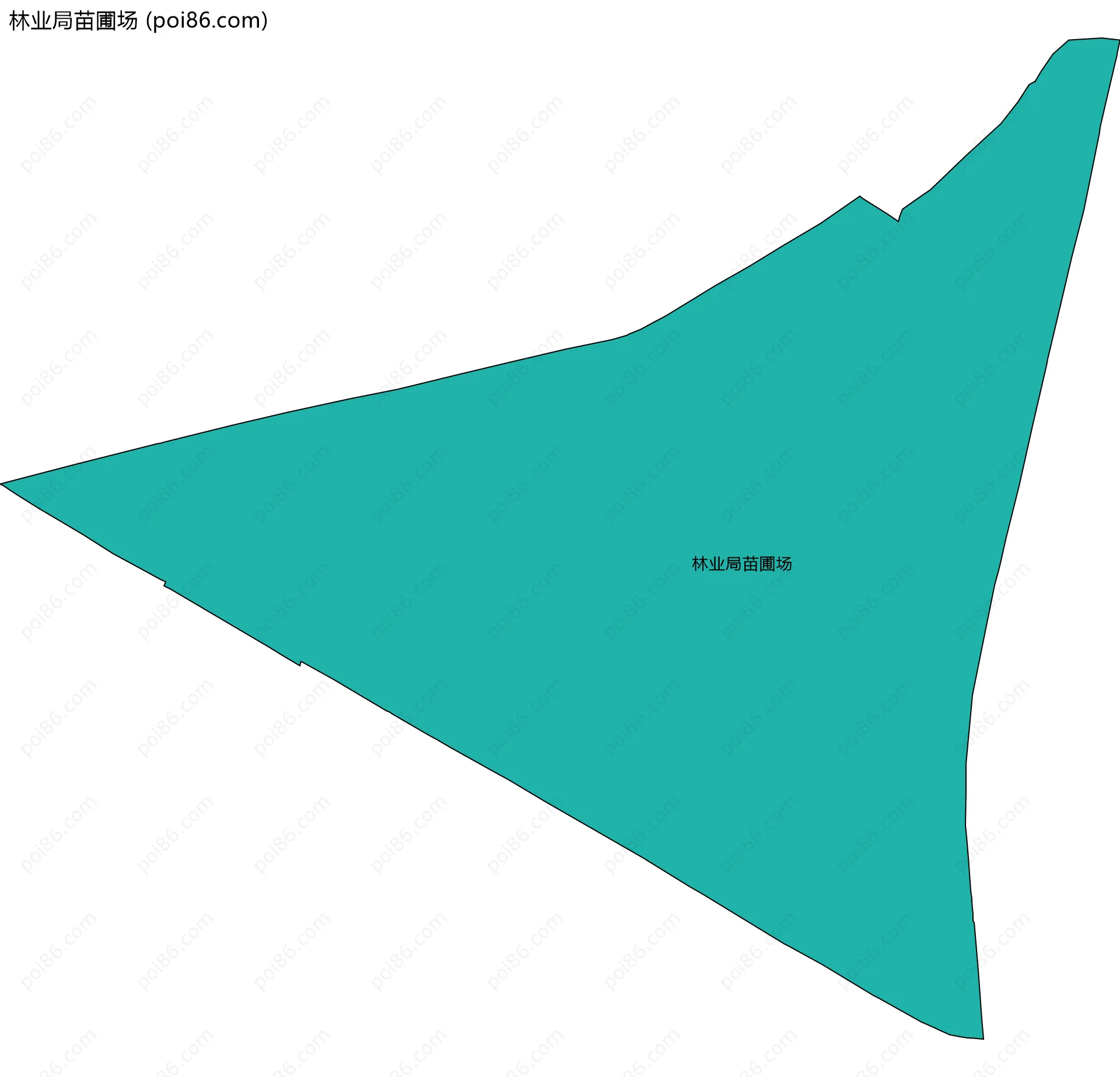 林业局苗圃场边界地图