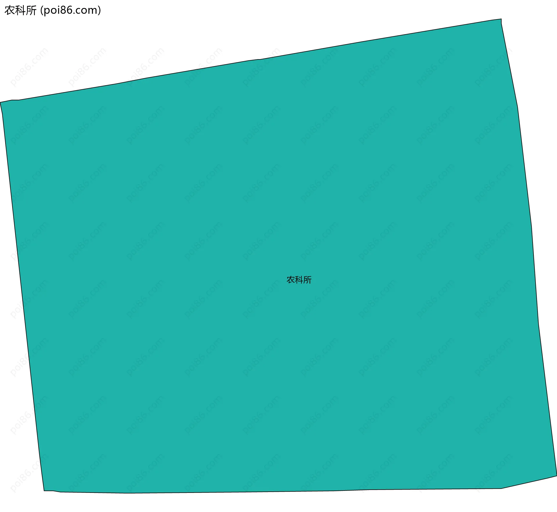 农科所边界地图