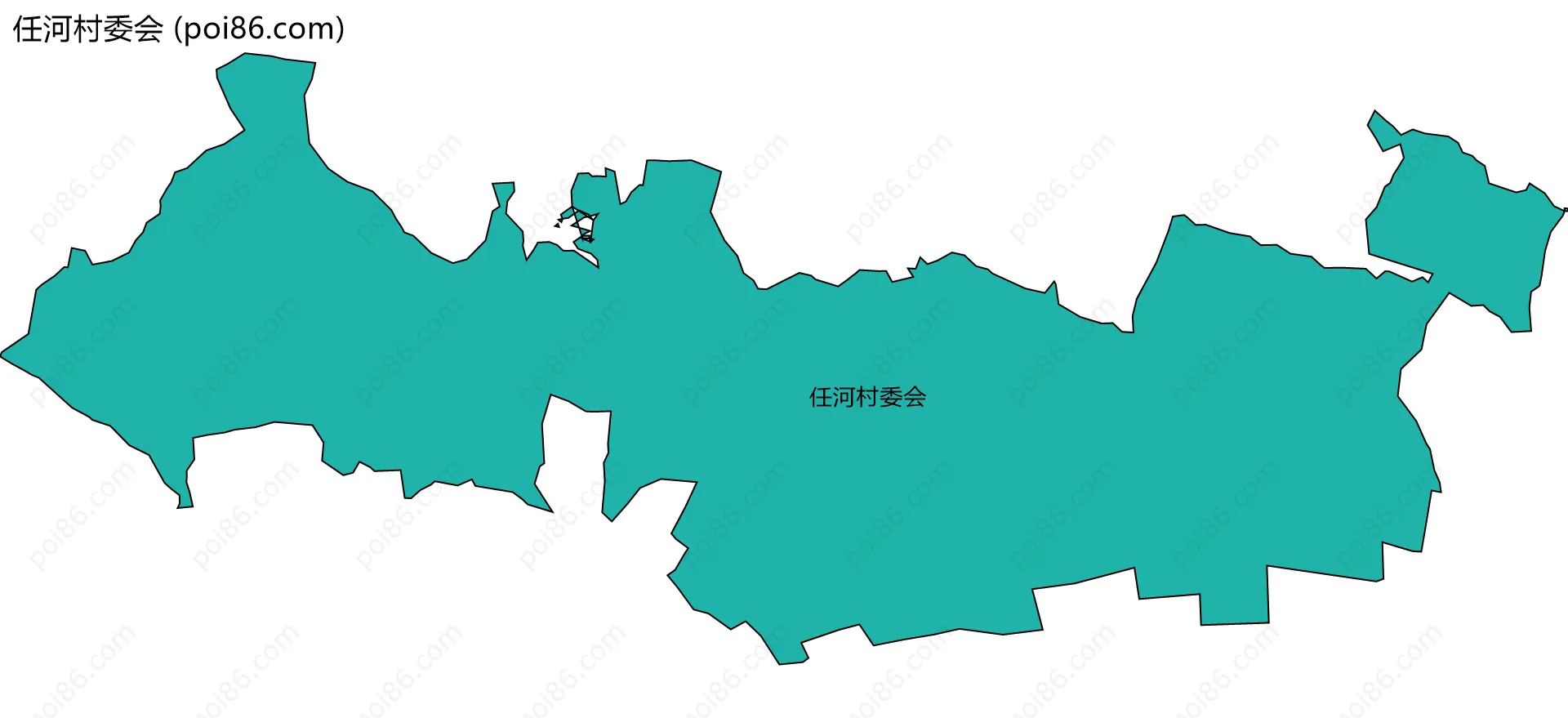 任河村委会边界地图