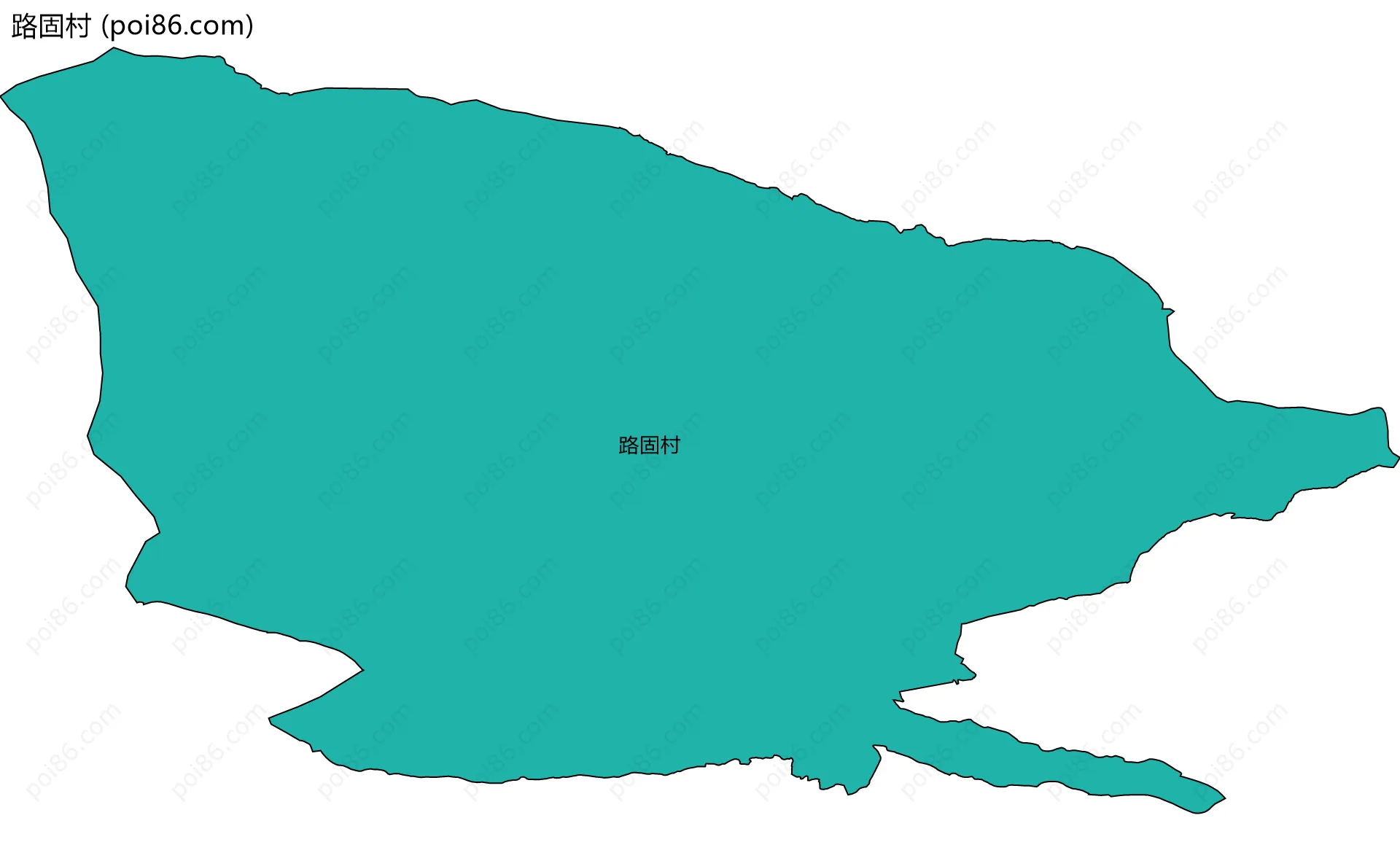 路固村边界地图