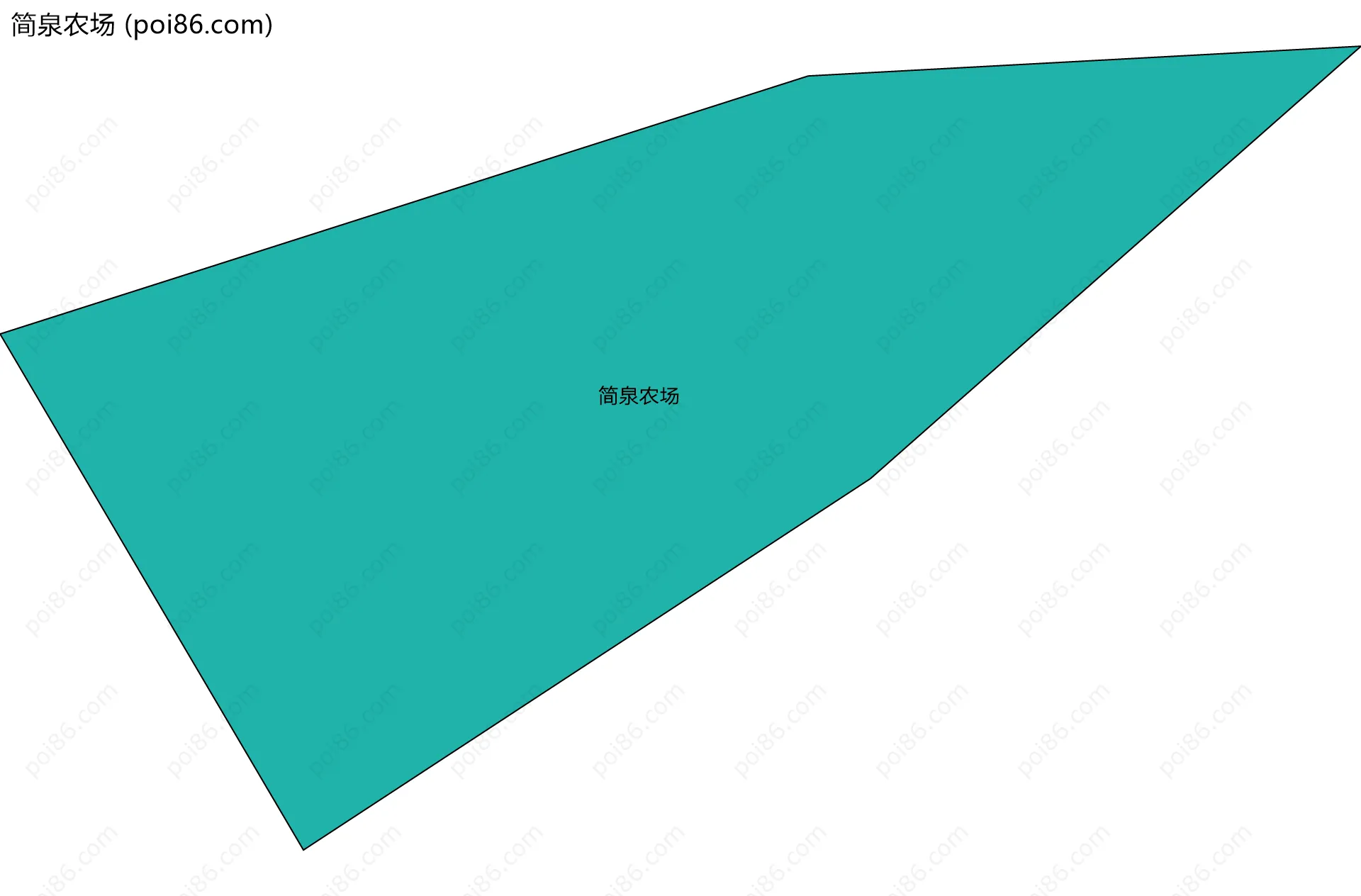 简泉农场边界地图