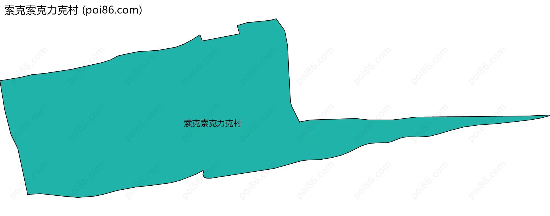 索克索克力克村边界地图