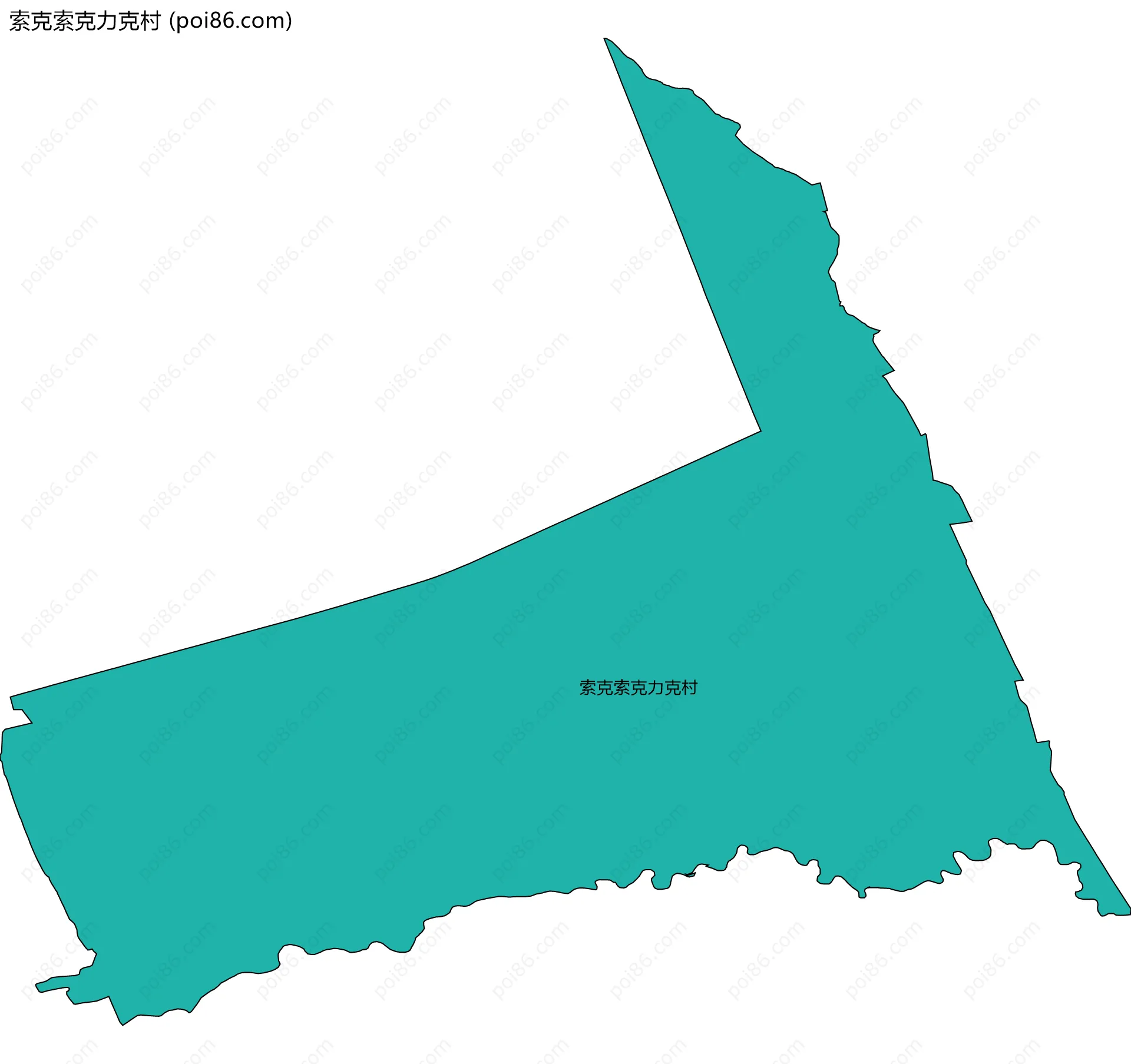 索克索克力克村边界地图