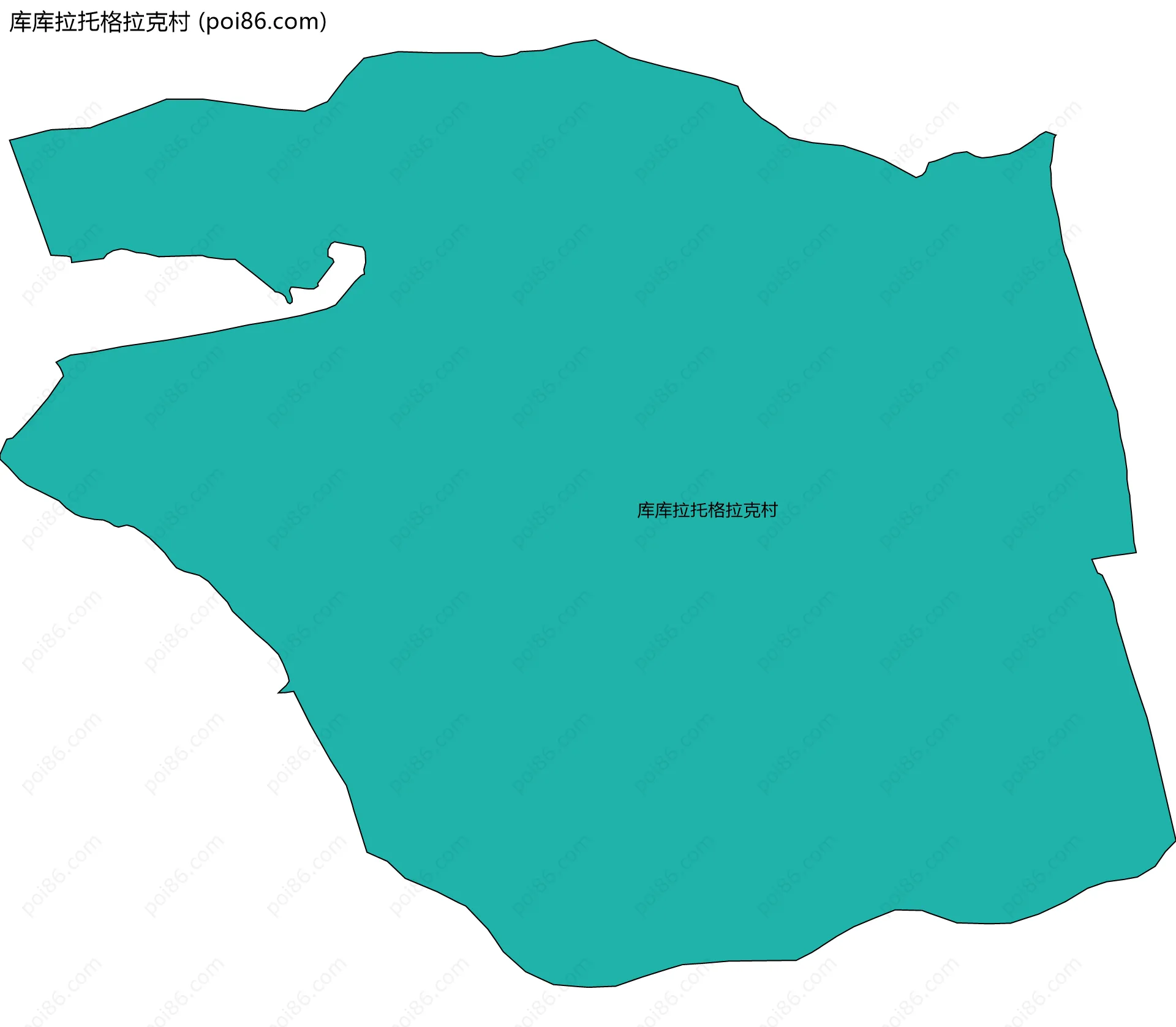 库库拉托格拉克村边界地图
