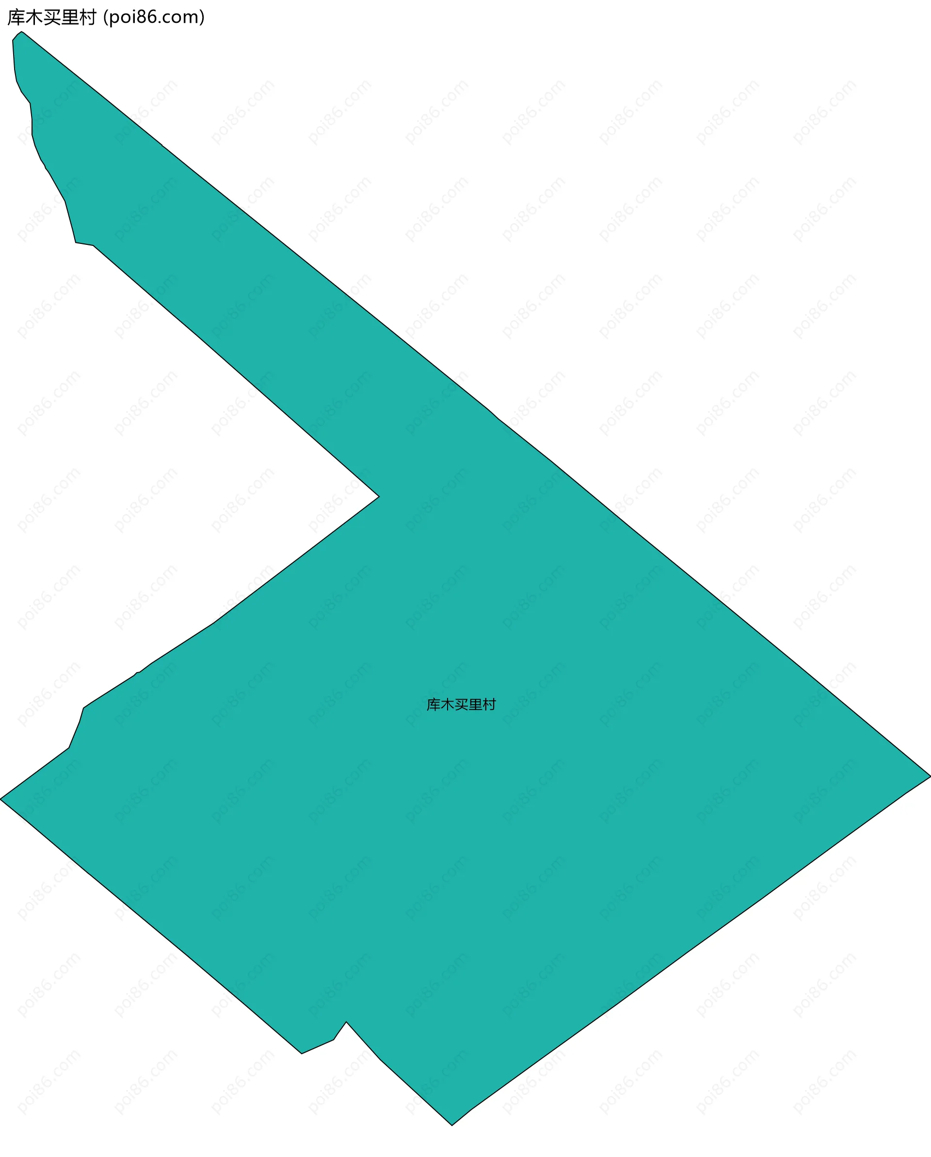 库木买里村边界地图