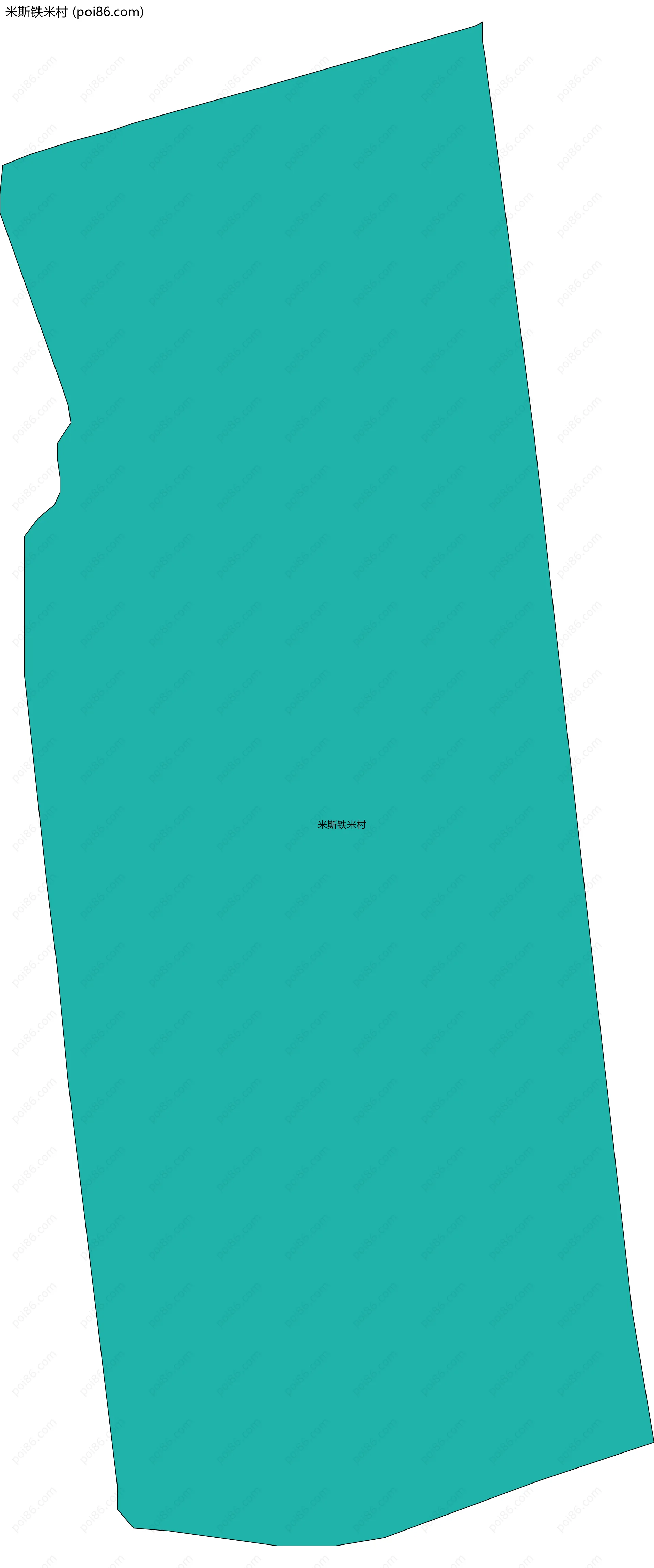 米斯铁米村边界地图