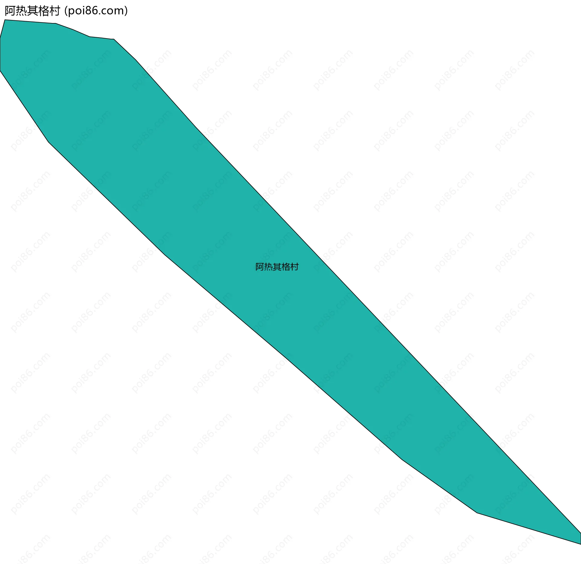 阿热其格村边界地图