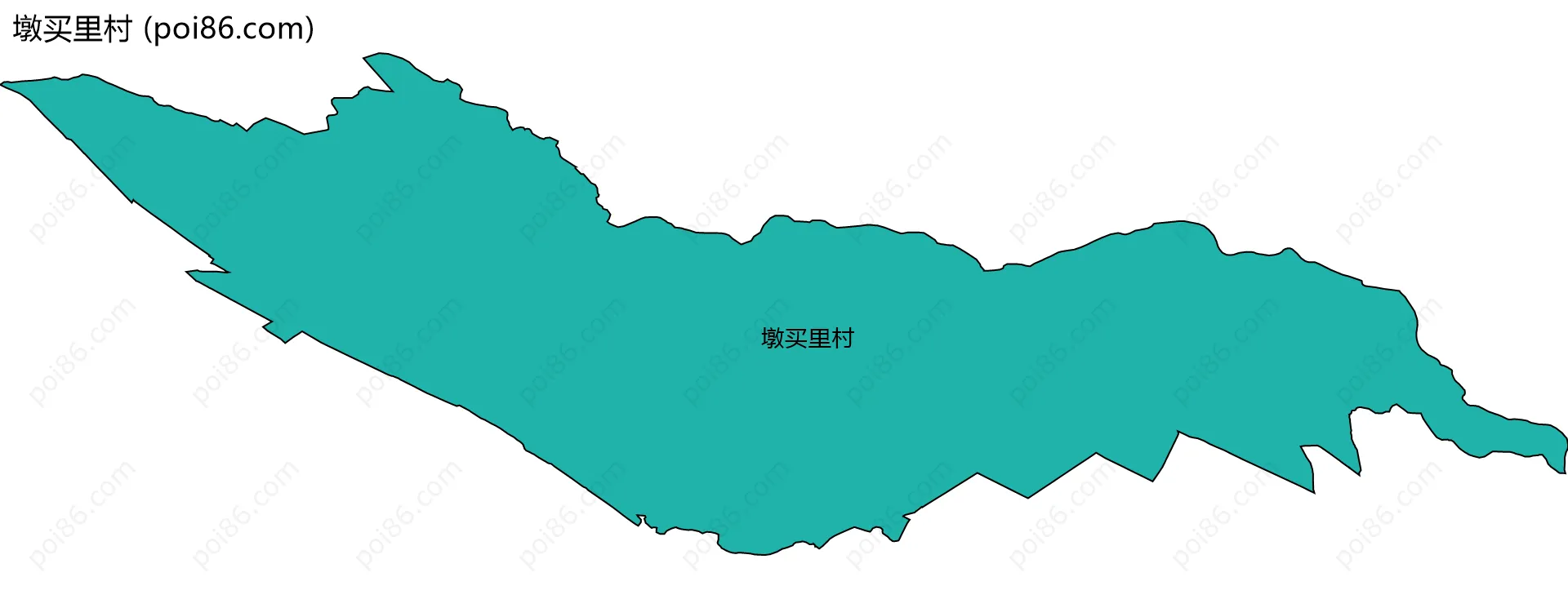 墩买里村边界地图