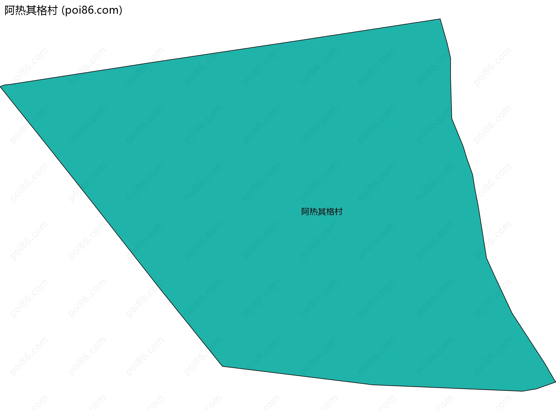 阿热其格村边界地图