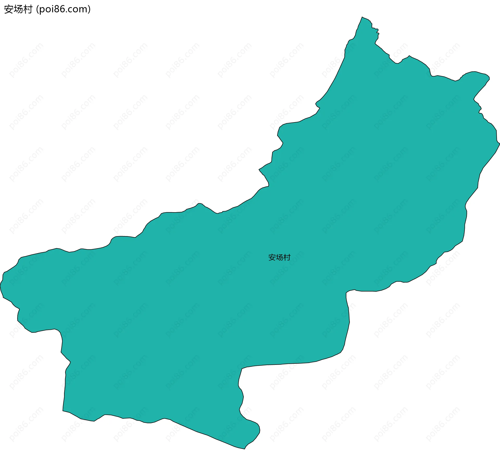 安场村边界地图