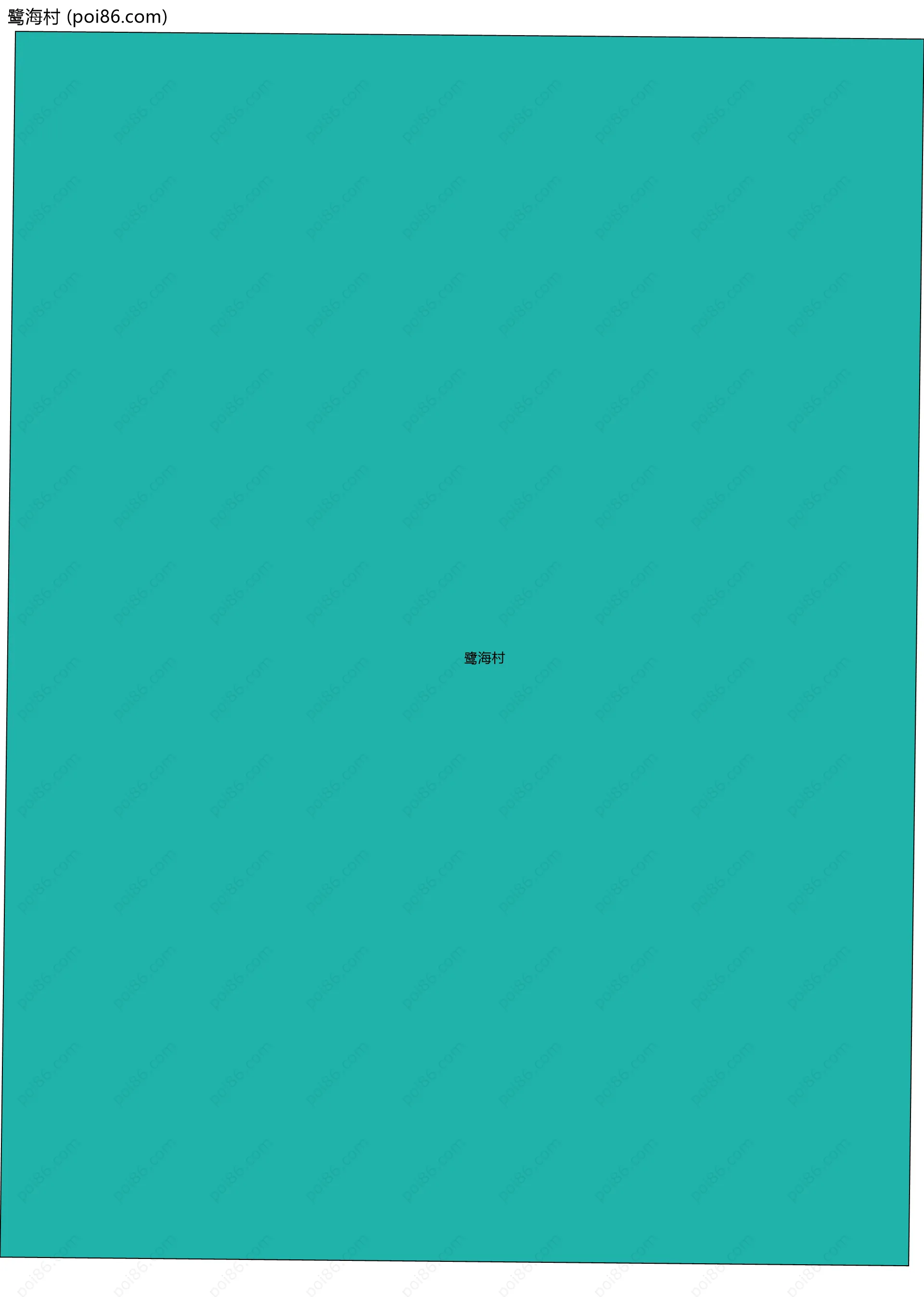 鹭海村边界地图