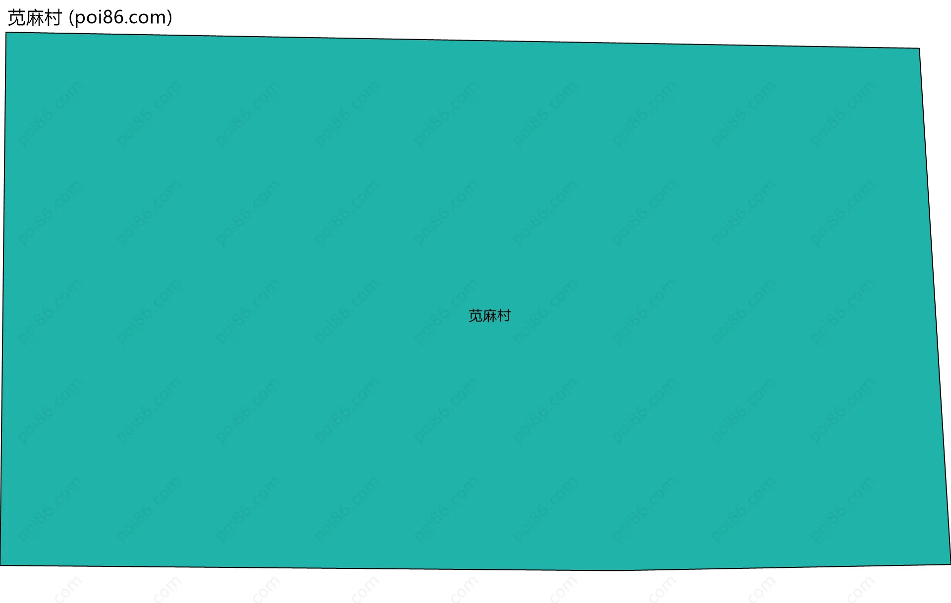 苋麻村边界地图