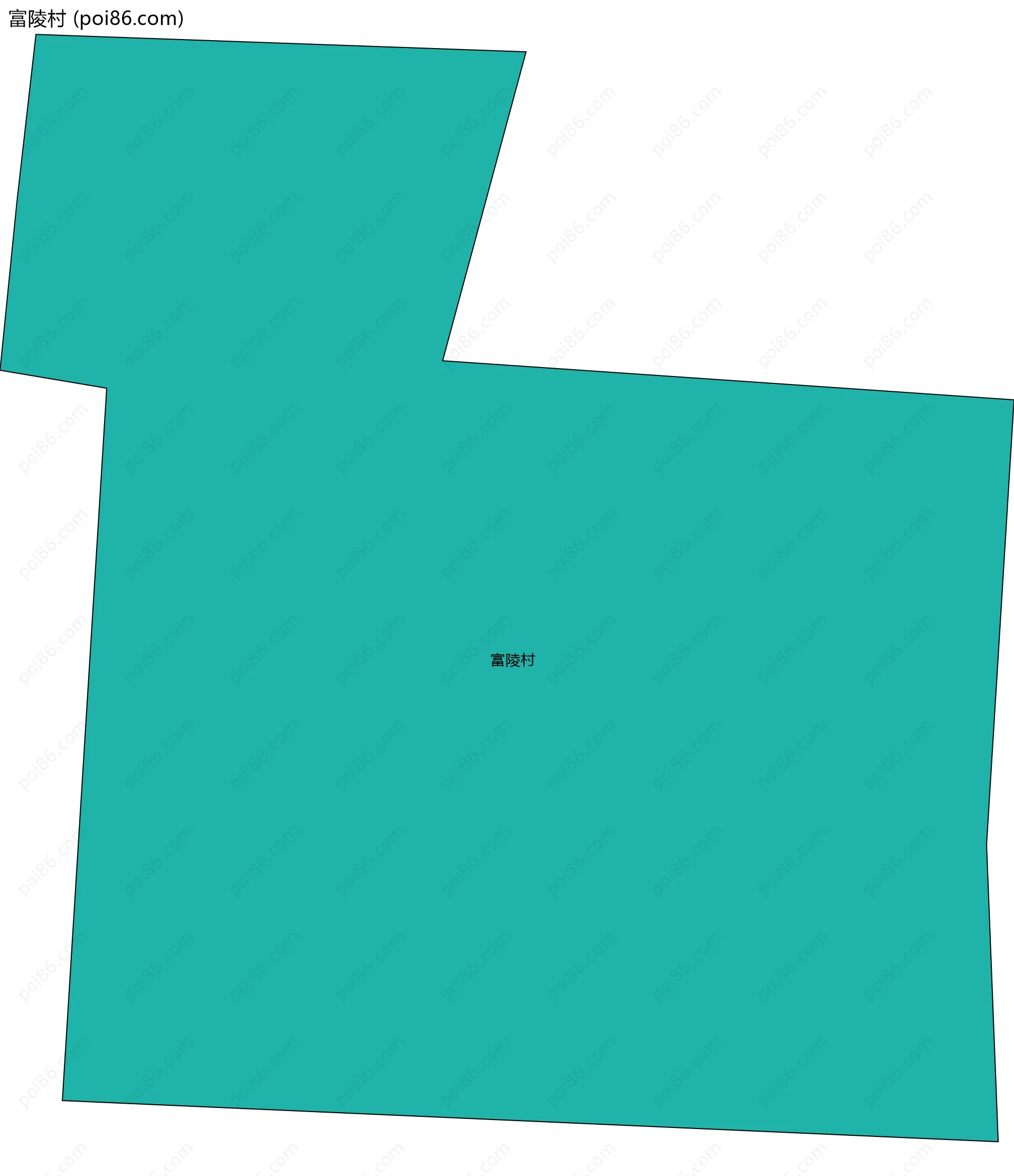 富陵村边界地图