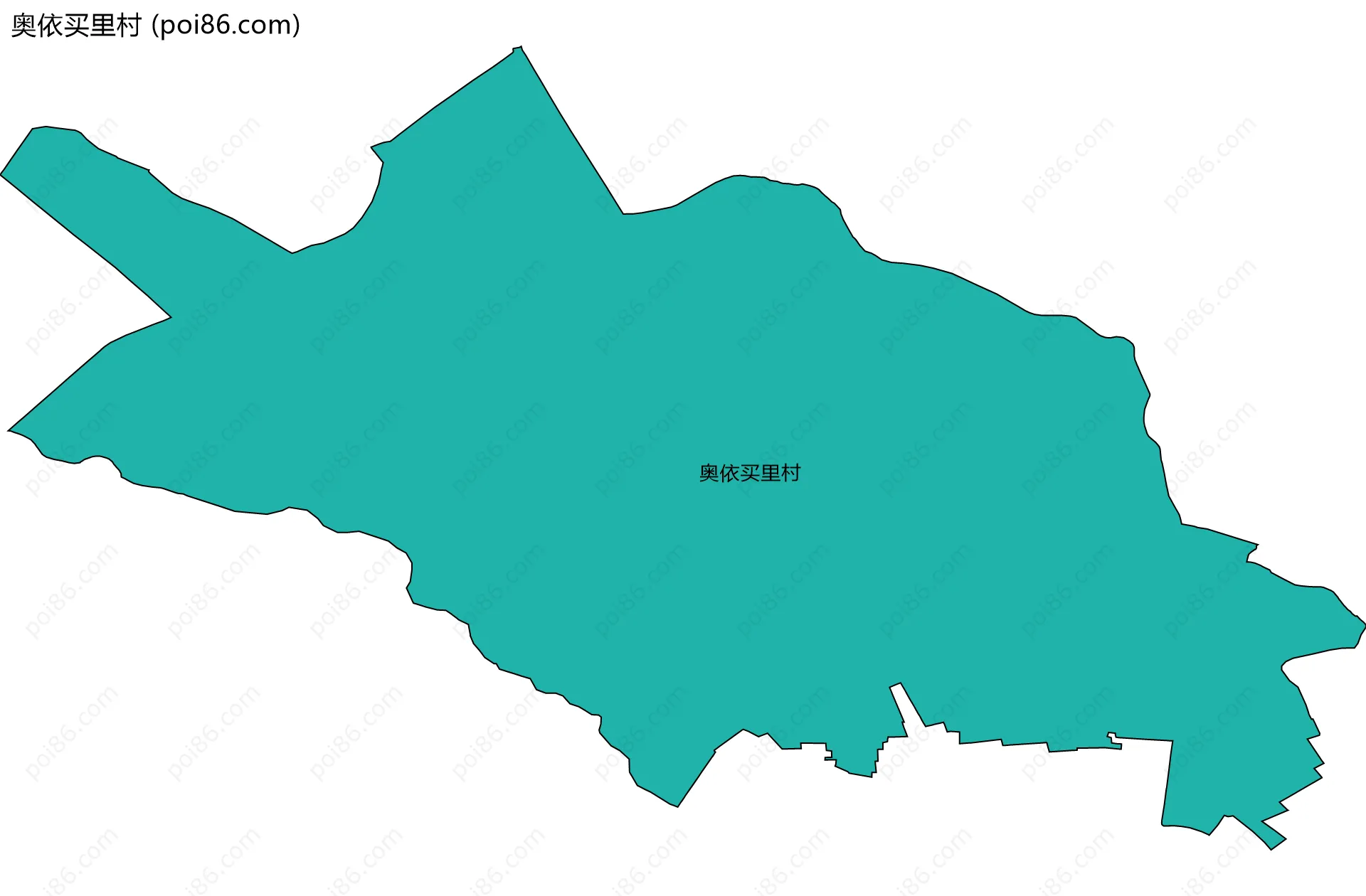 奥依买里村边界地图