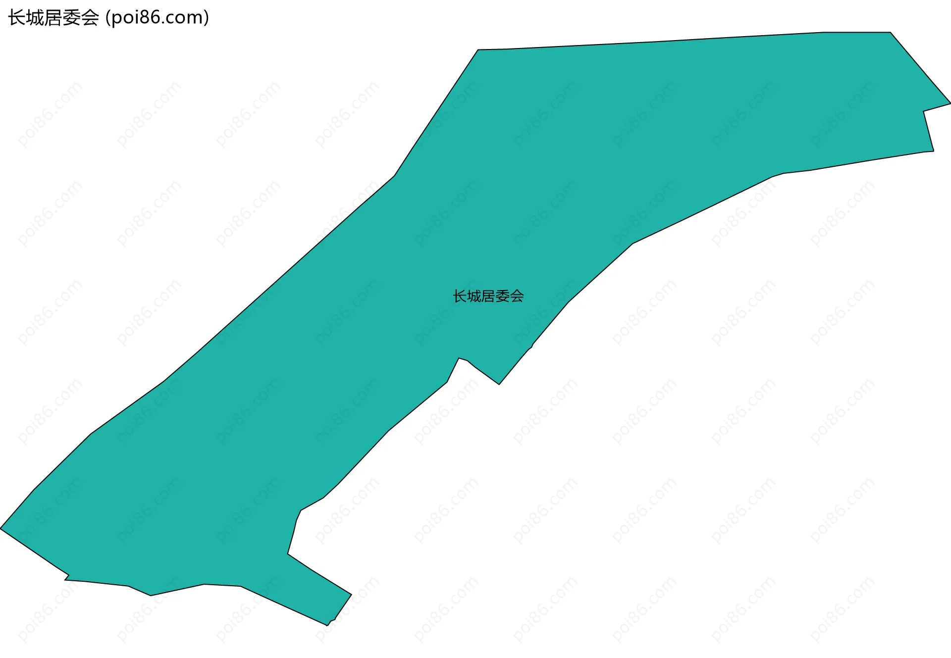 长城居委会边界地图