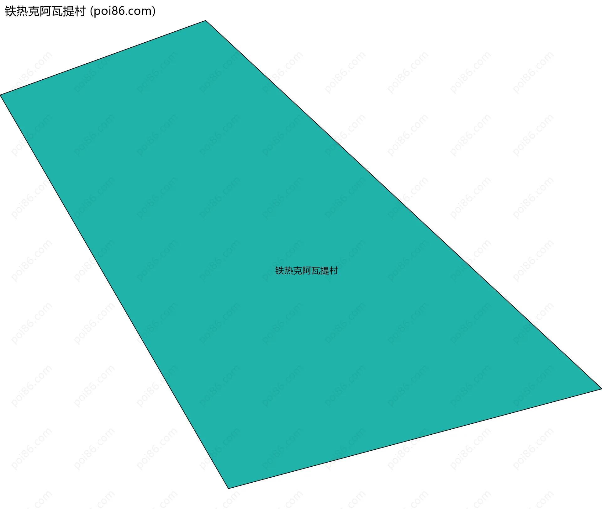 铁热克阿瓦提村边界地图
