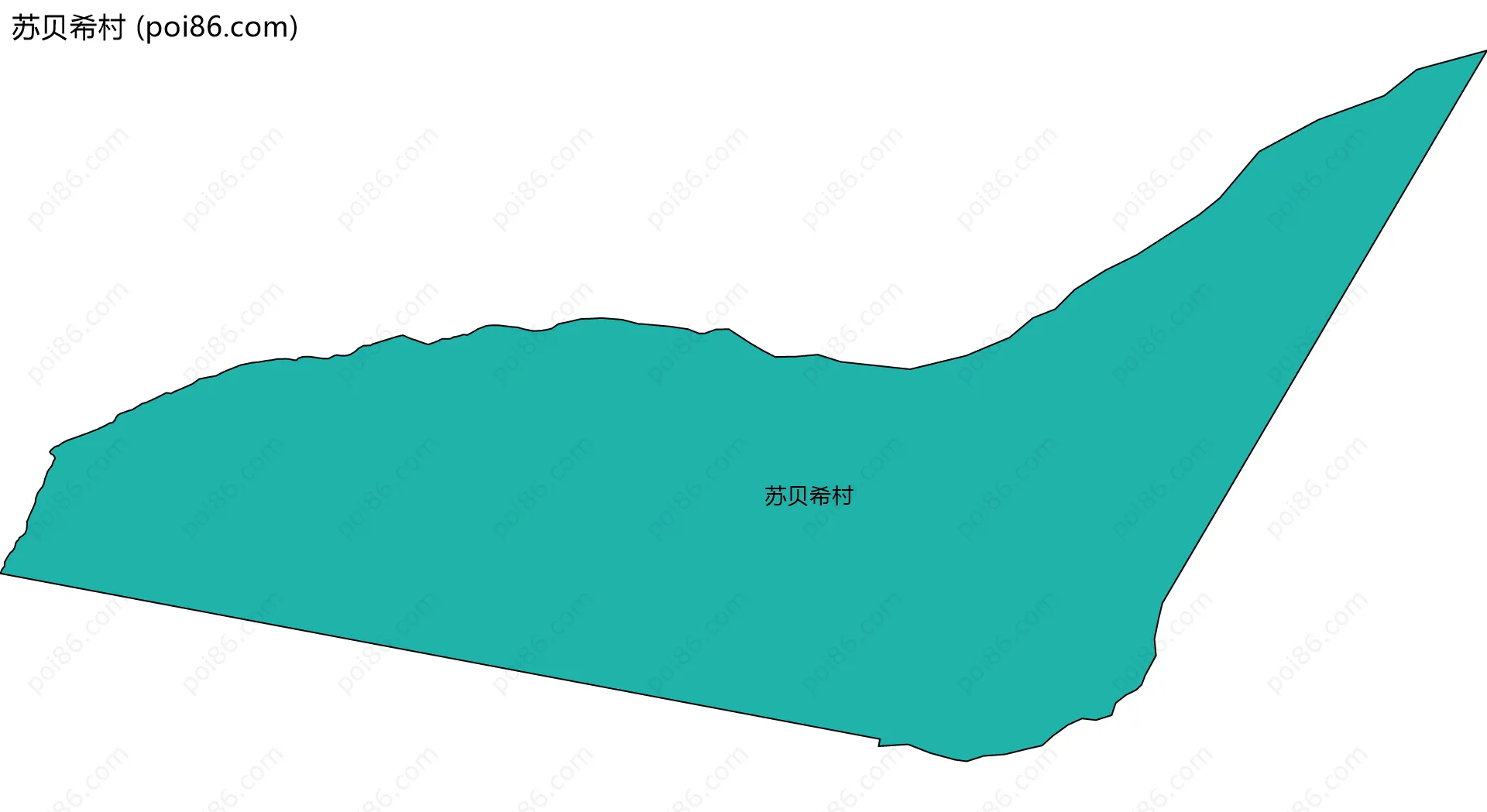 苏贝希村边界地图