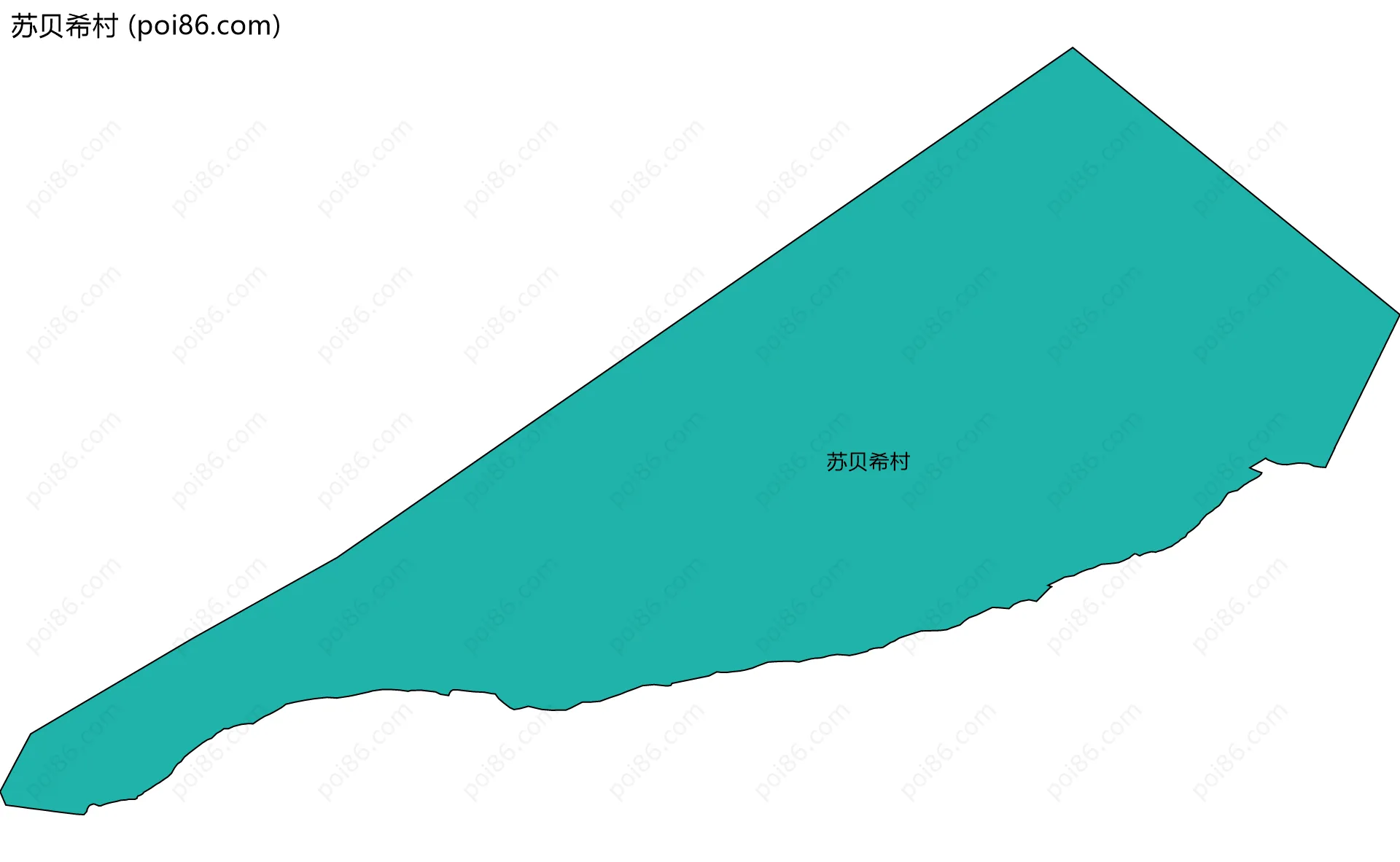 苏贝希村边界地图