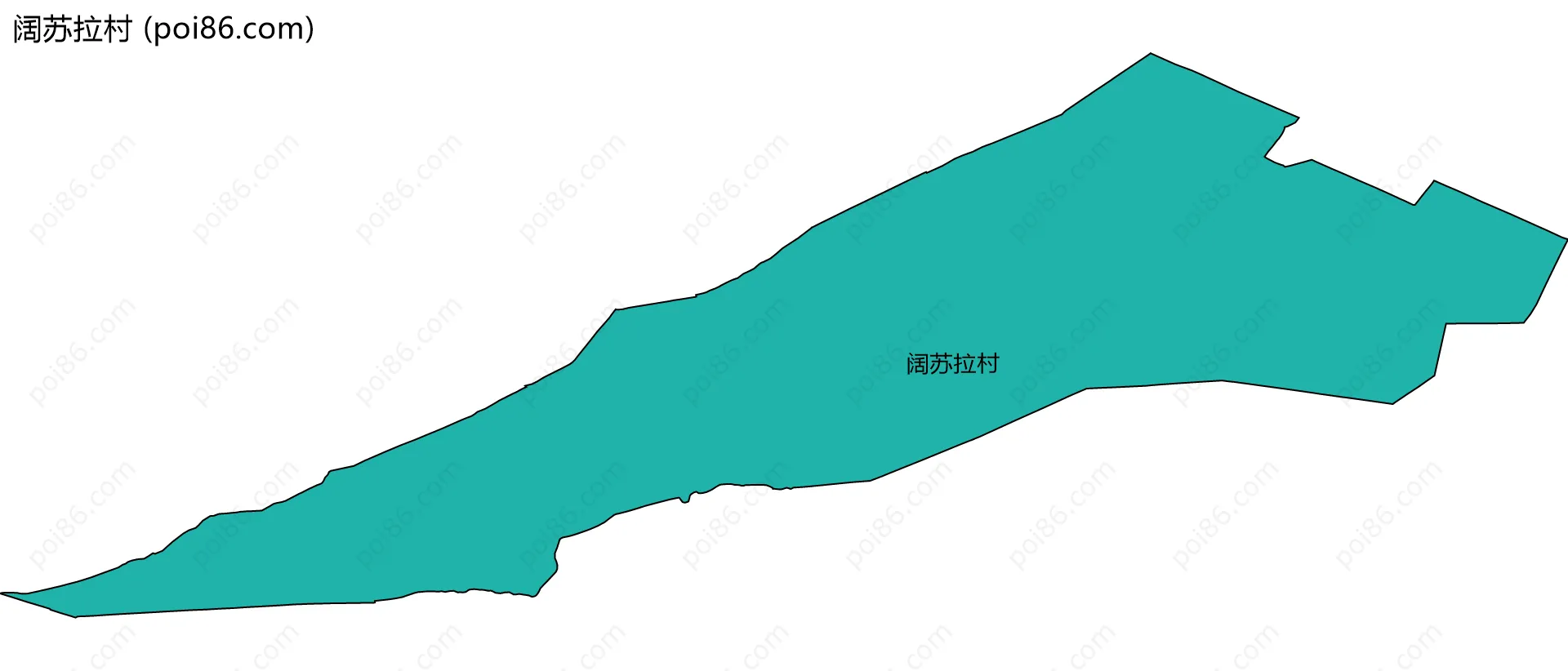 阔苏拉村边界地图