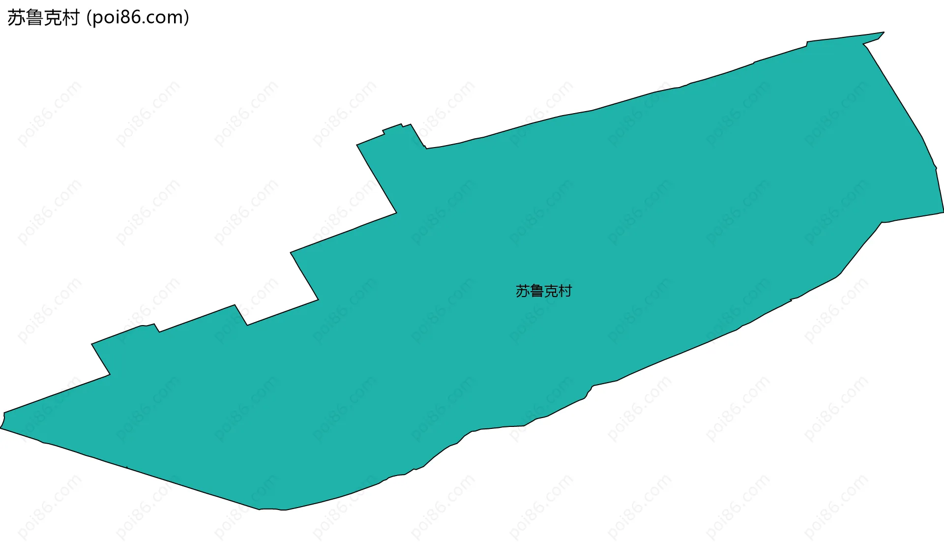 苏鲁克村边界地图
