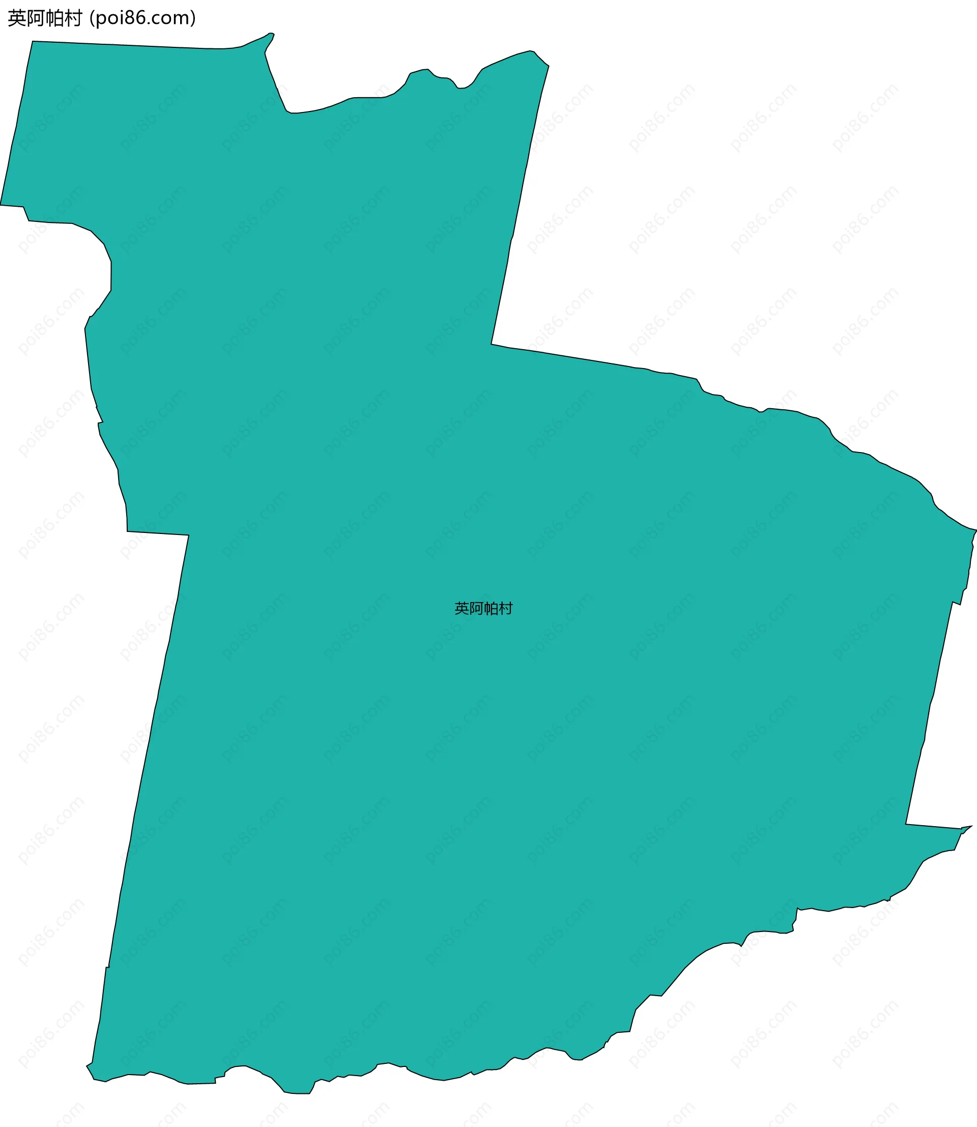 英阿帕村边界地图