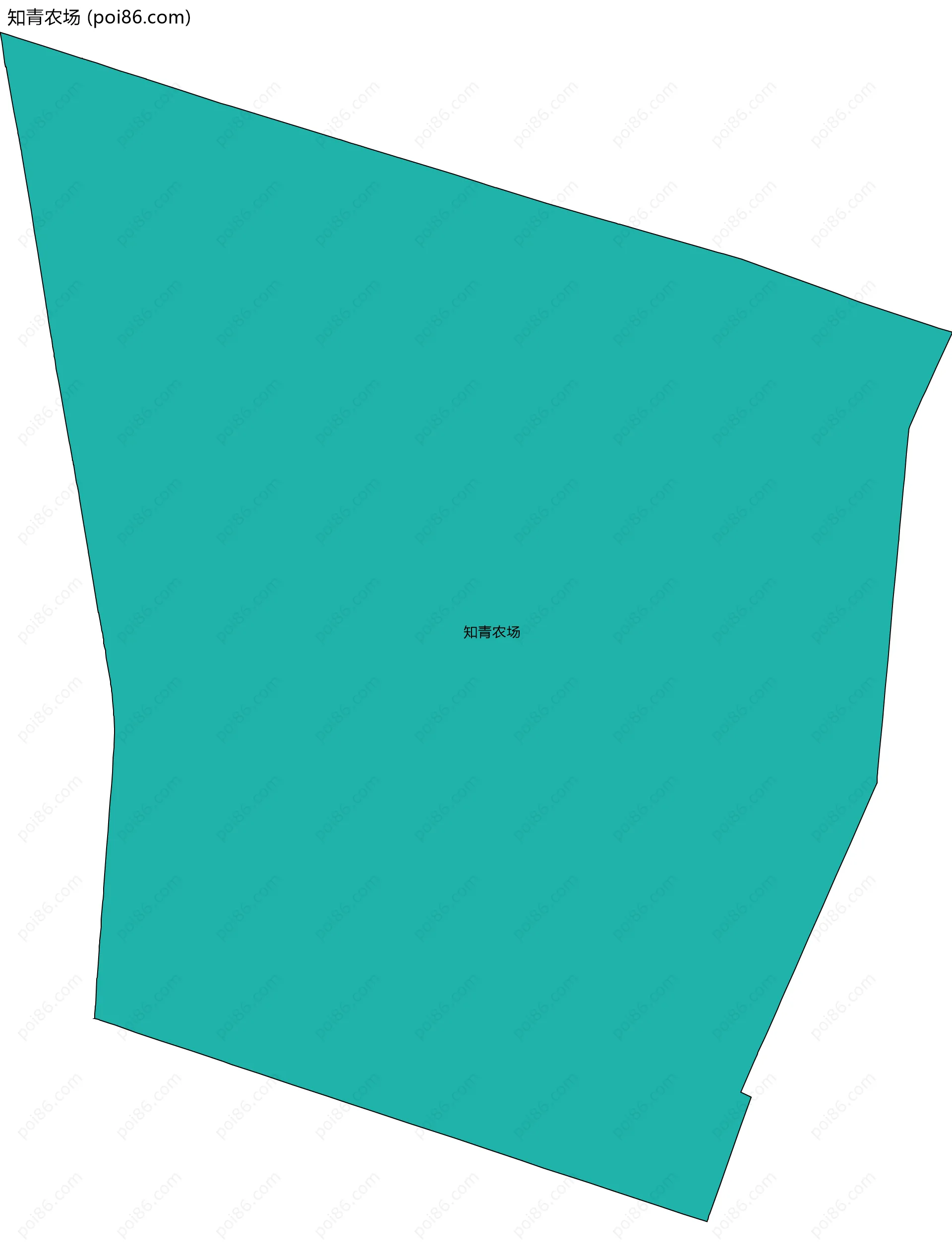 知青农场边界地图