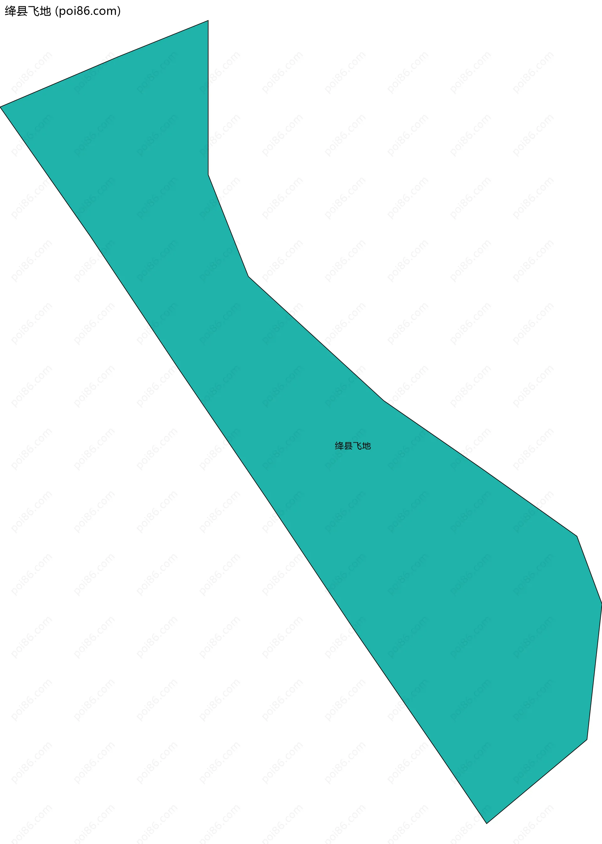 绛县飞地边界地图