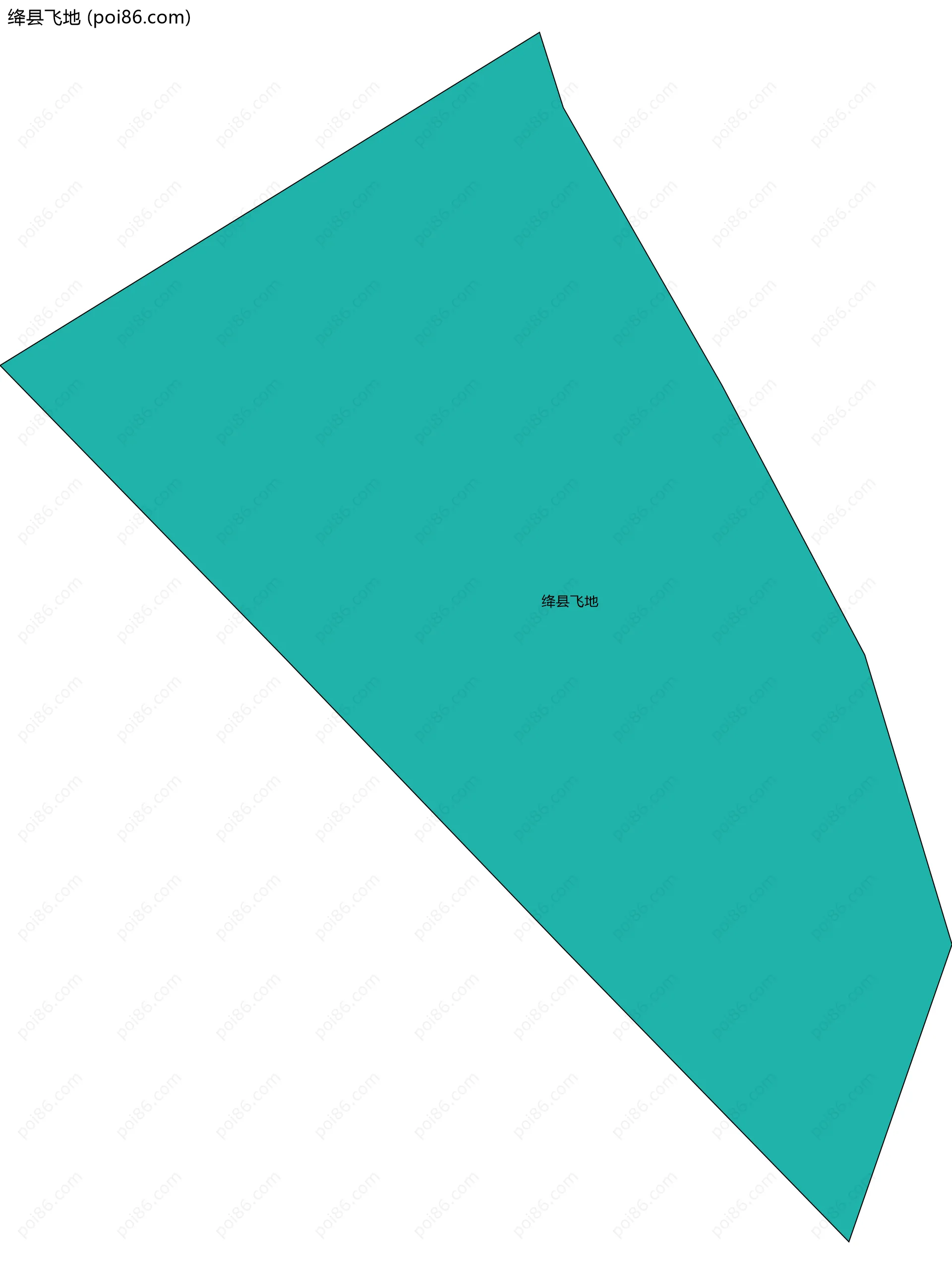 绛县飞地边界地图