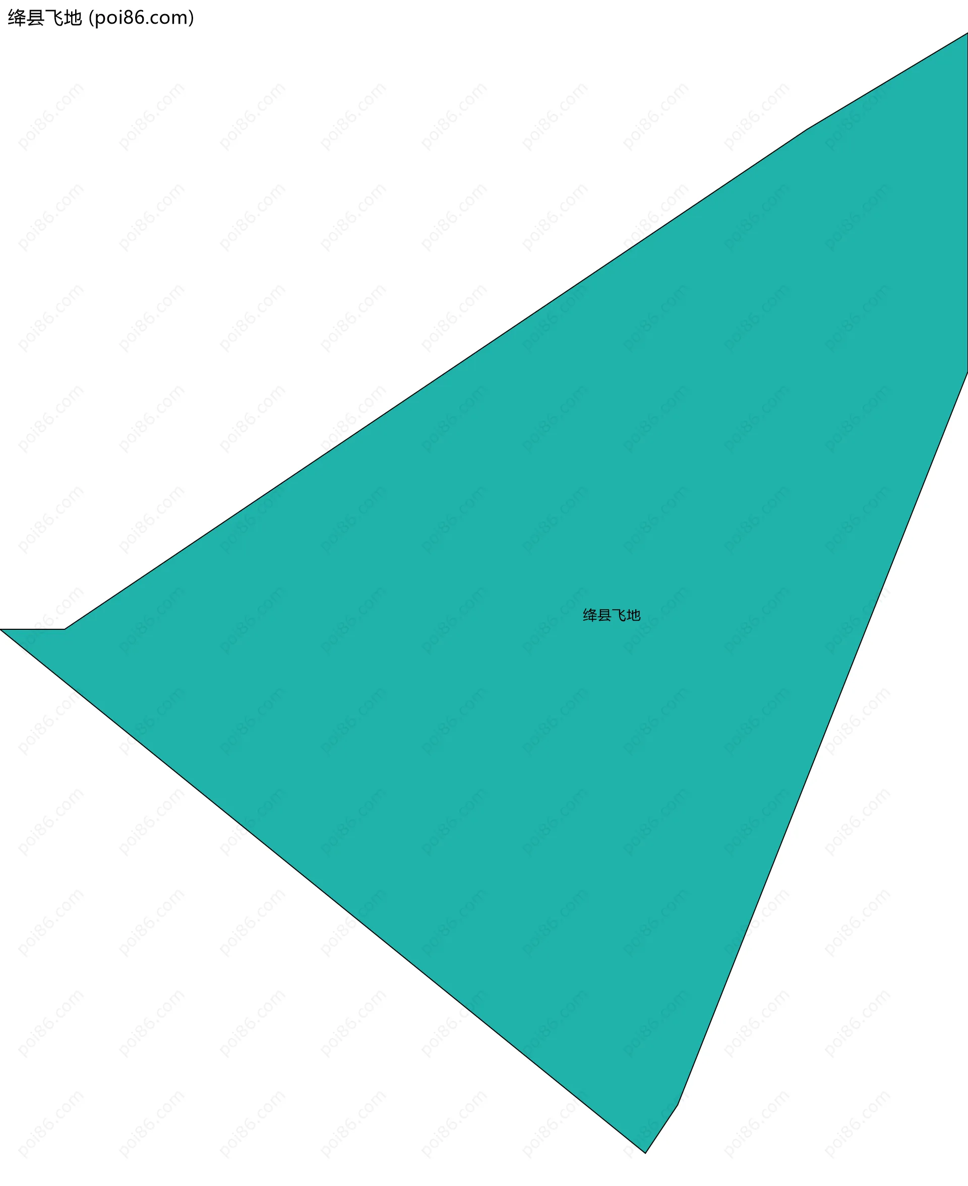 绛县飞地边界地图