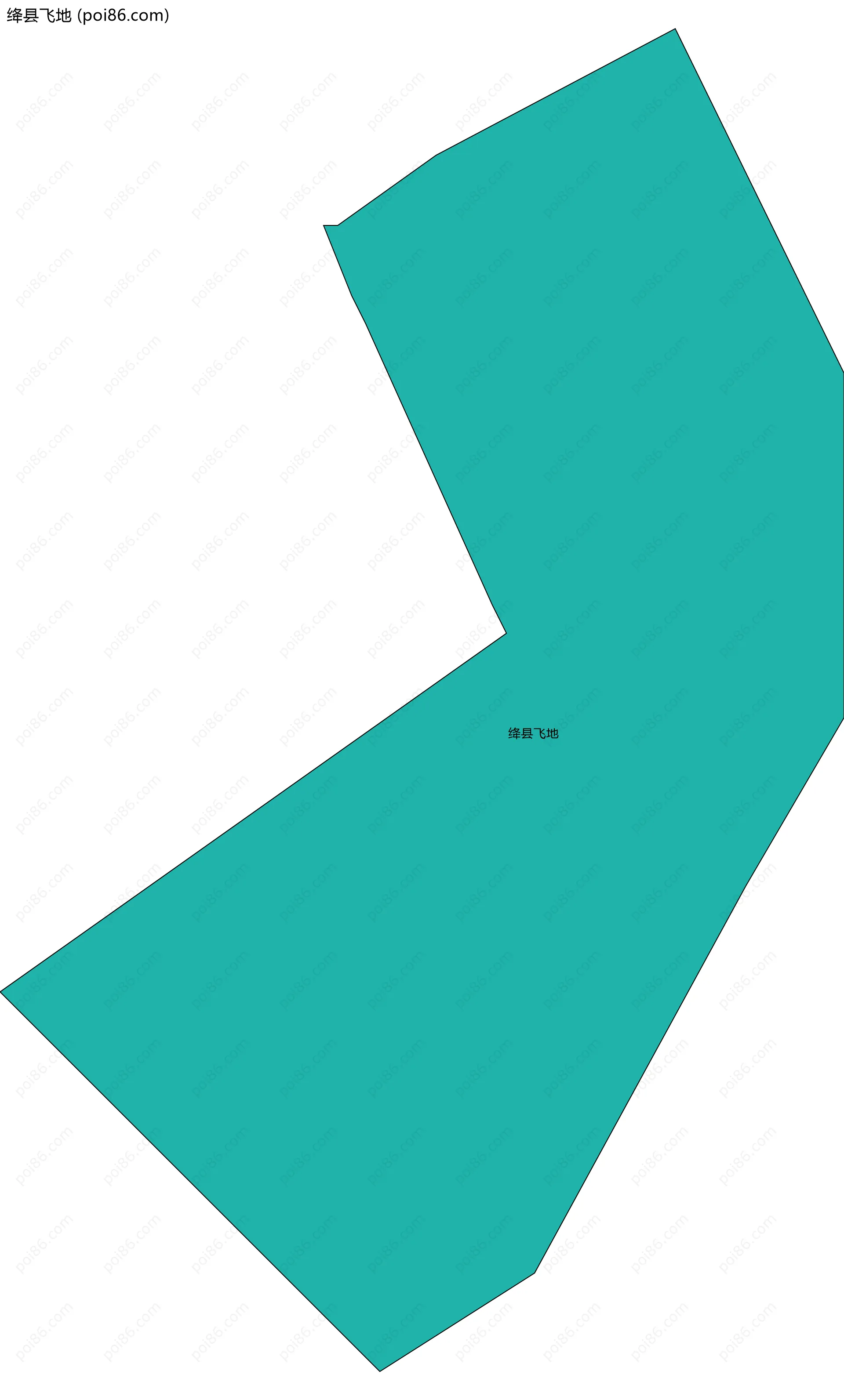 绛县飞地边界地图