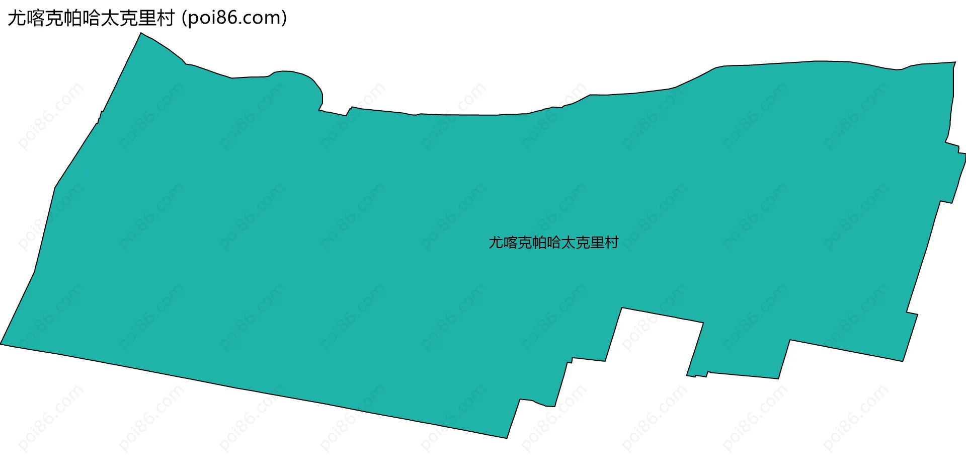 尤喀克帕哈太克里村边界地图