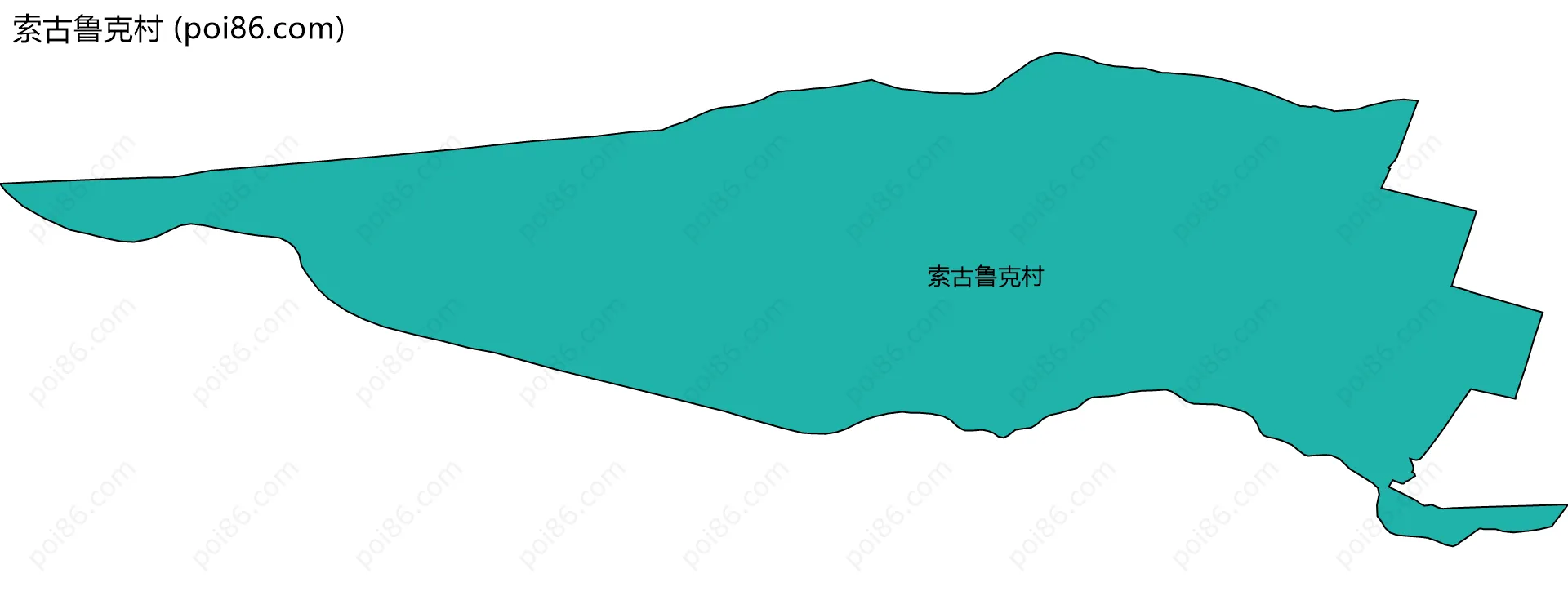 索古鲁克村边界地图