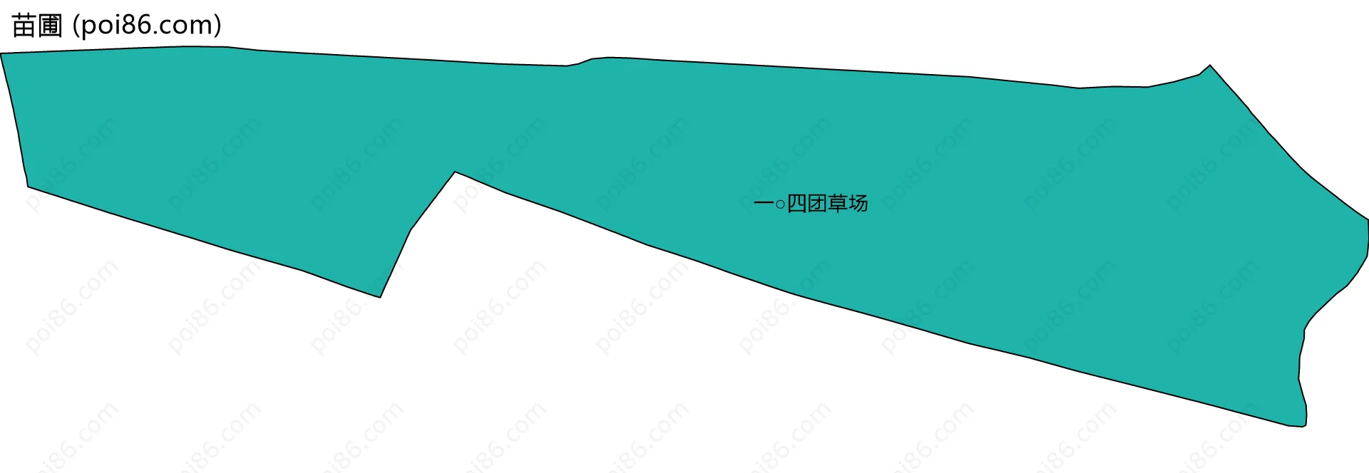 苗圃边界地图(五级行政区划)