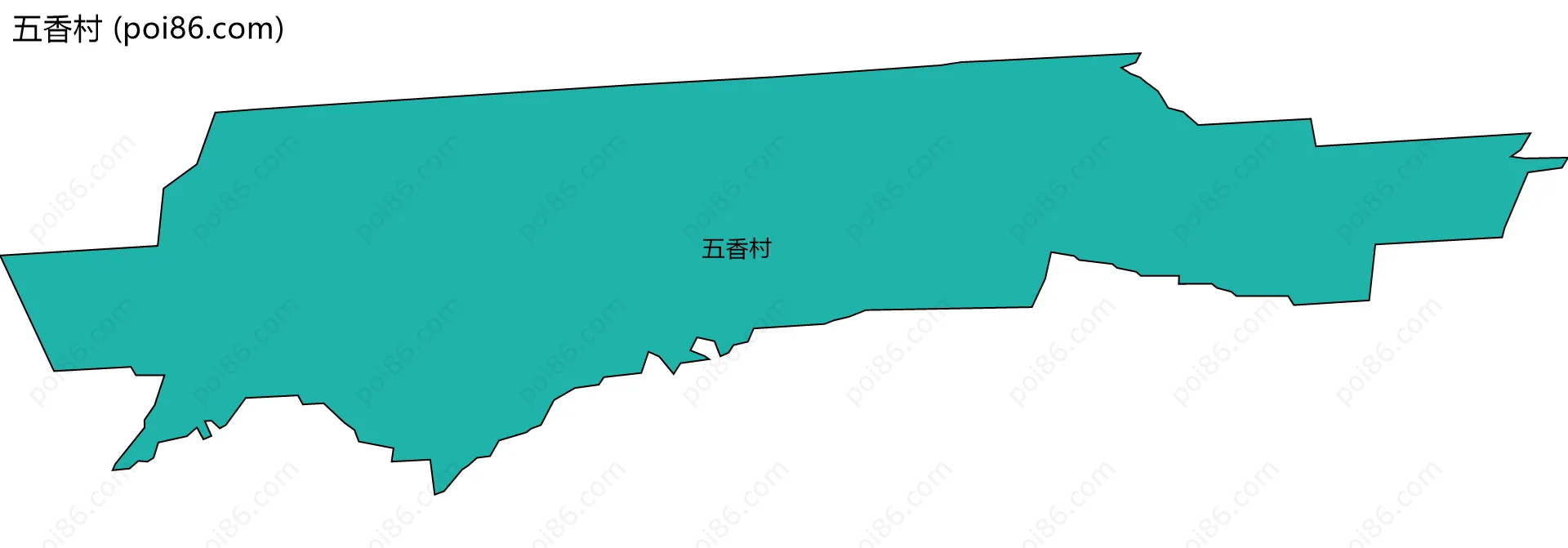 五香村边界地图