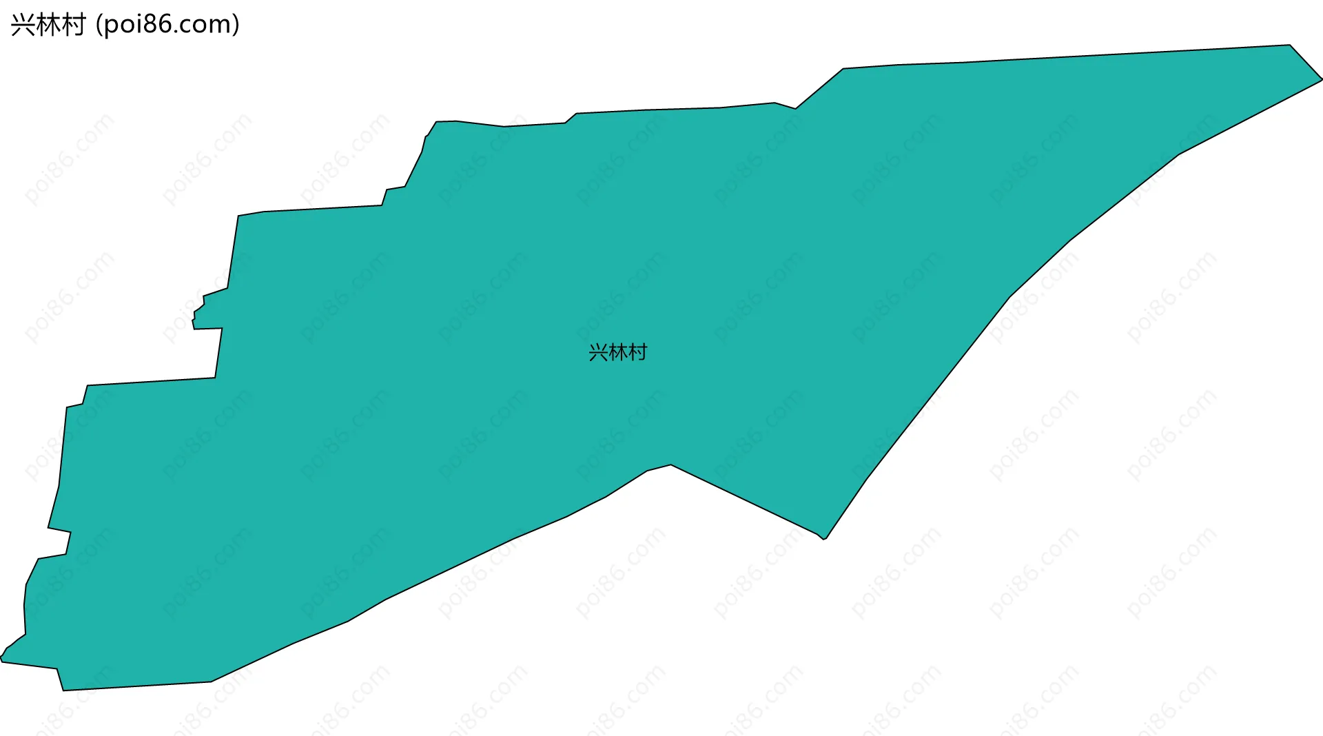 兴林村边界地图