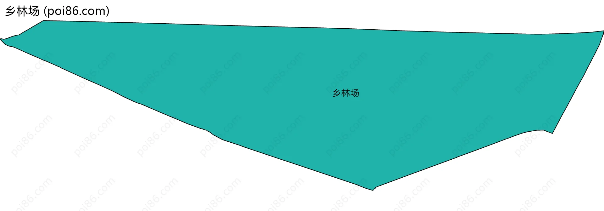 乡林场边界地图