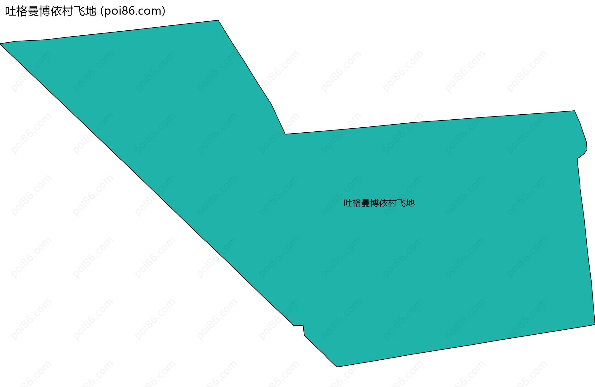 吐格曼博依村飞地边界地图