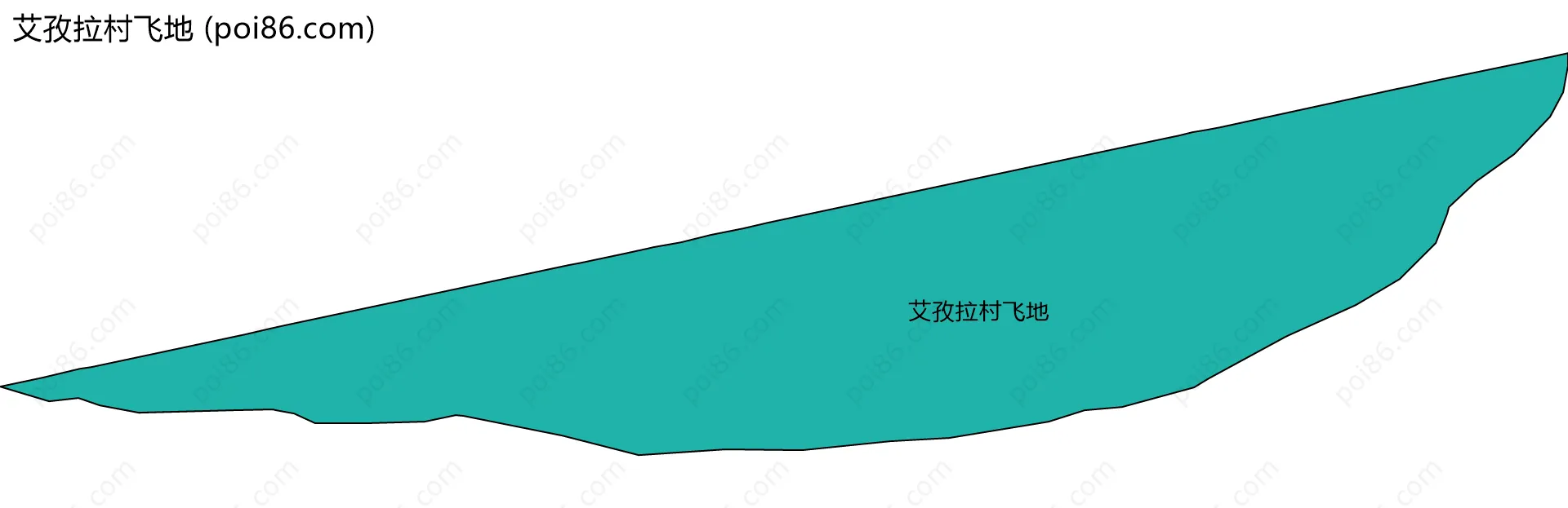艾孜拉村飞地边界地图