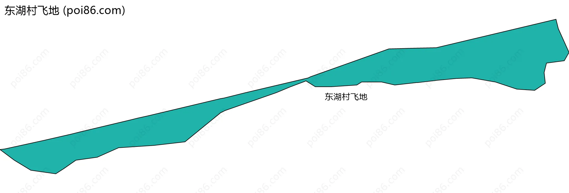 东湖村飞地边界地图